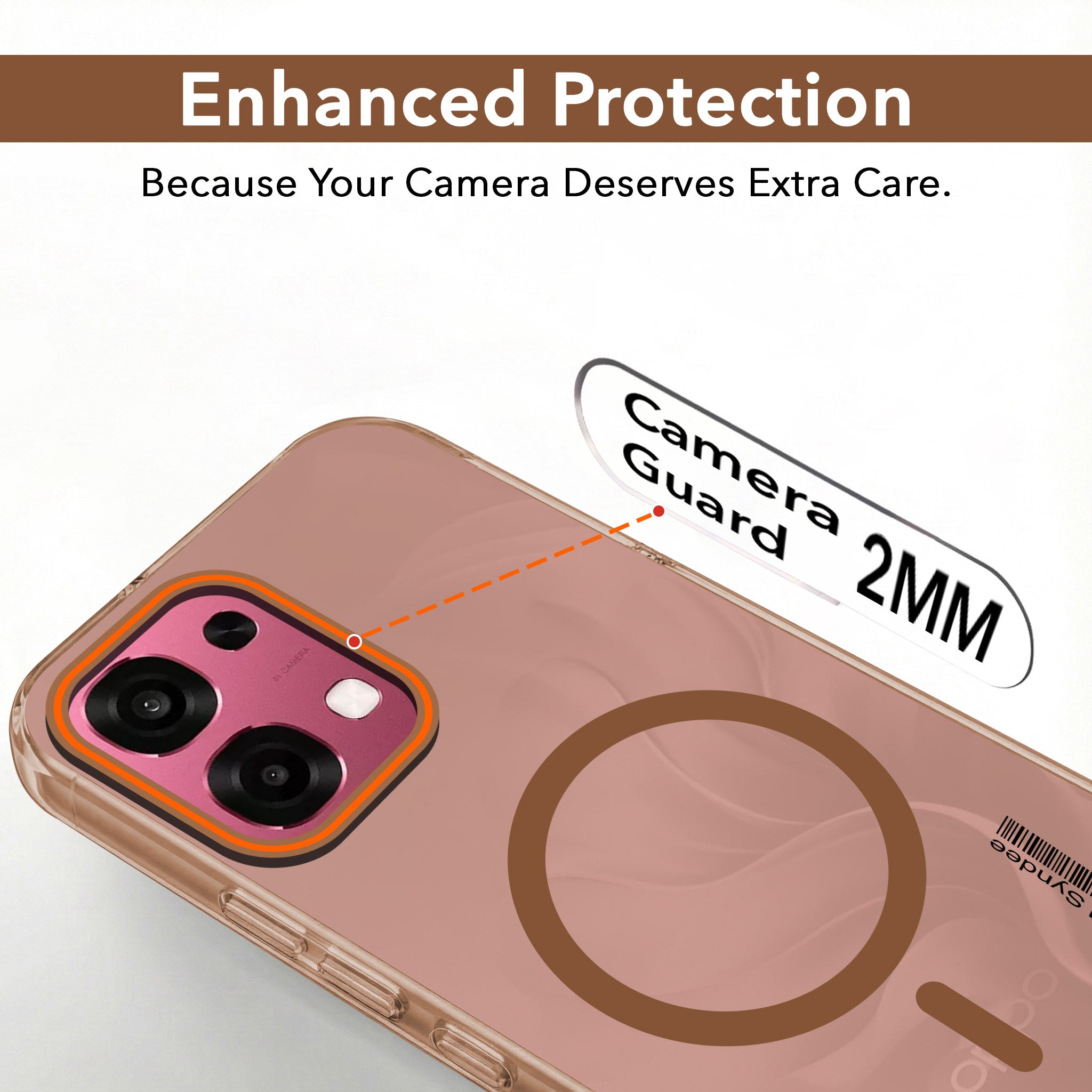 For Oppo F31 5G | Oppo F33 5G Back Cover Case (Soft Touch | Camera Bump Protection | MagSafe Compatible | Matte Finish)