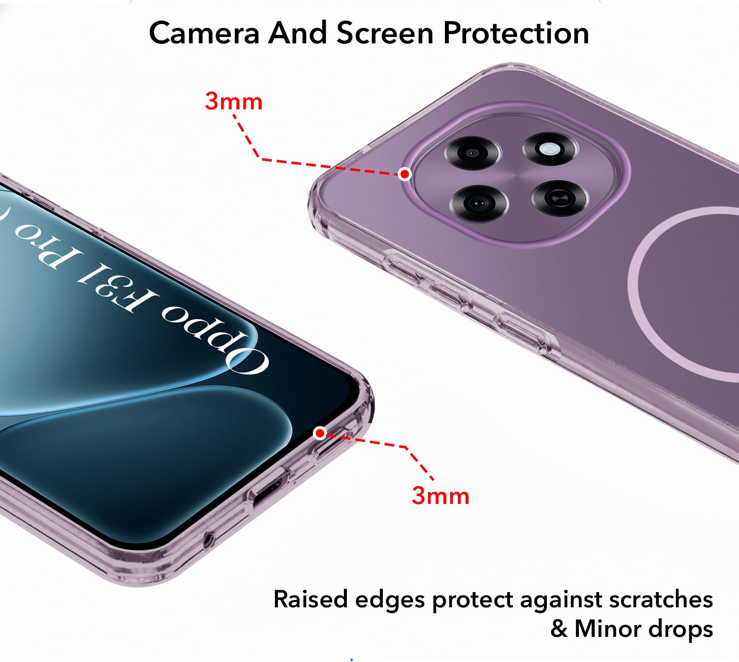 For Oppo F31 Pro Back Cover Case Silicone (Slim Paper Thin | Camera Protection Bump | Minimalist Professional | Soft Flexible)