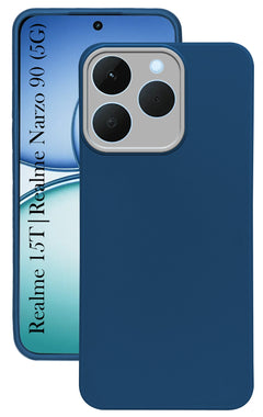 For Realme 15T | Realme Narzo 90 Back Cover Case (Dual Color Matte Finish | Full Camera Protection | Sleek and Professional)