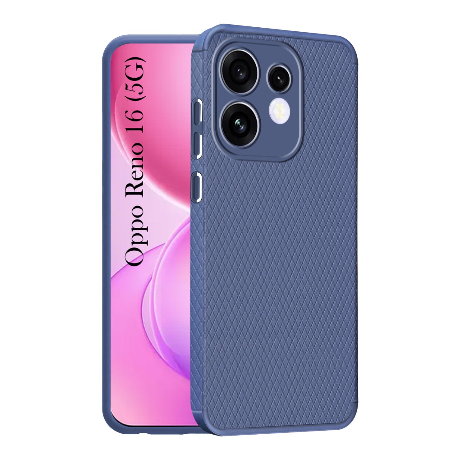 For Oppo Reno 16 Back Cover Case Liquid Silicone (Camera Protection | Side Grip Texture | Soft and Flexible)