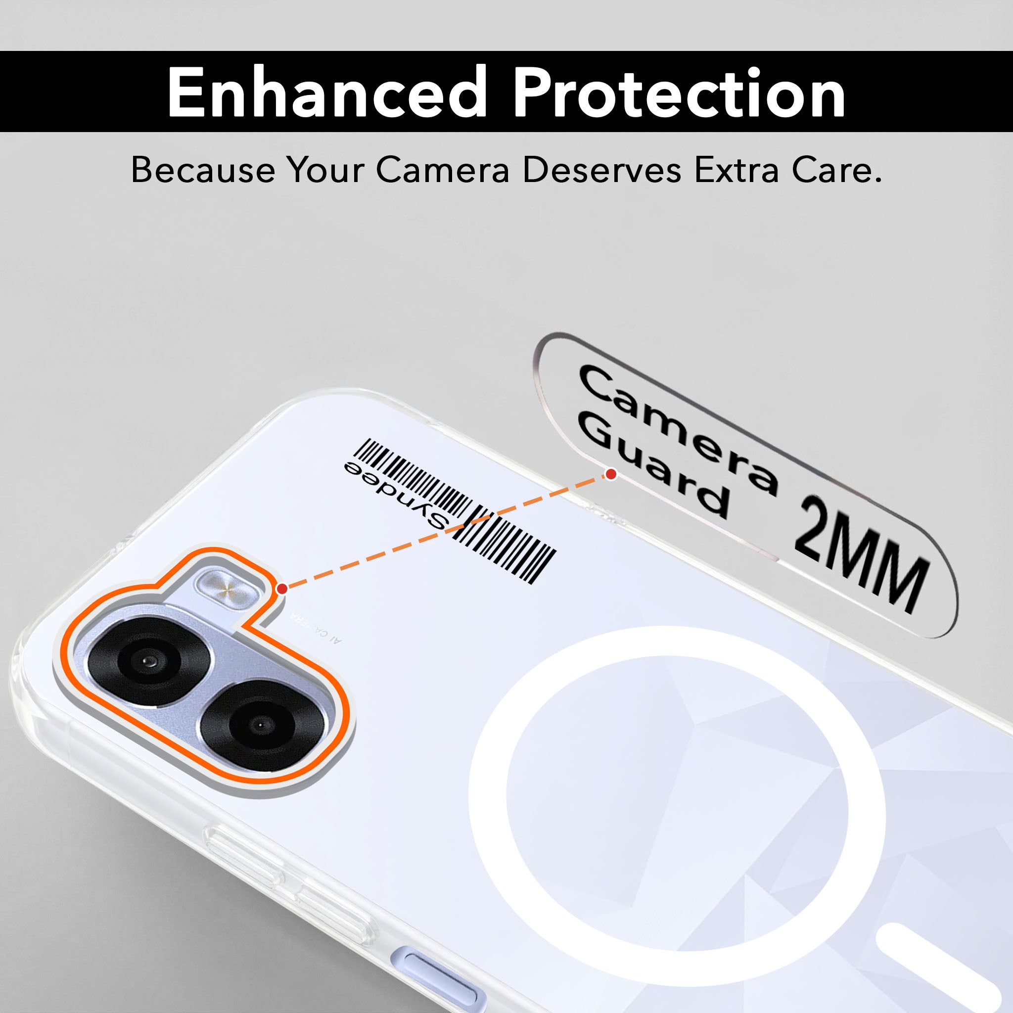 For Oppo K14x 5G Back Cover Case (Soft Touch | Camera Bump Protection | MagSafe Compatible | Matte Finish)