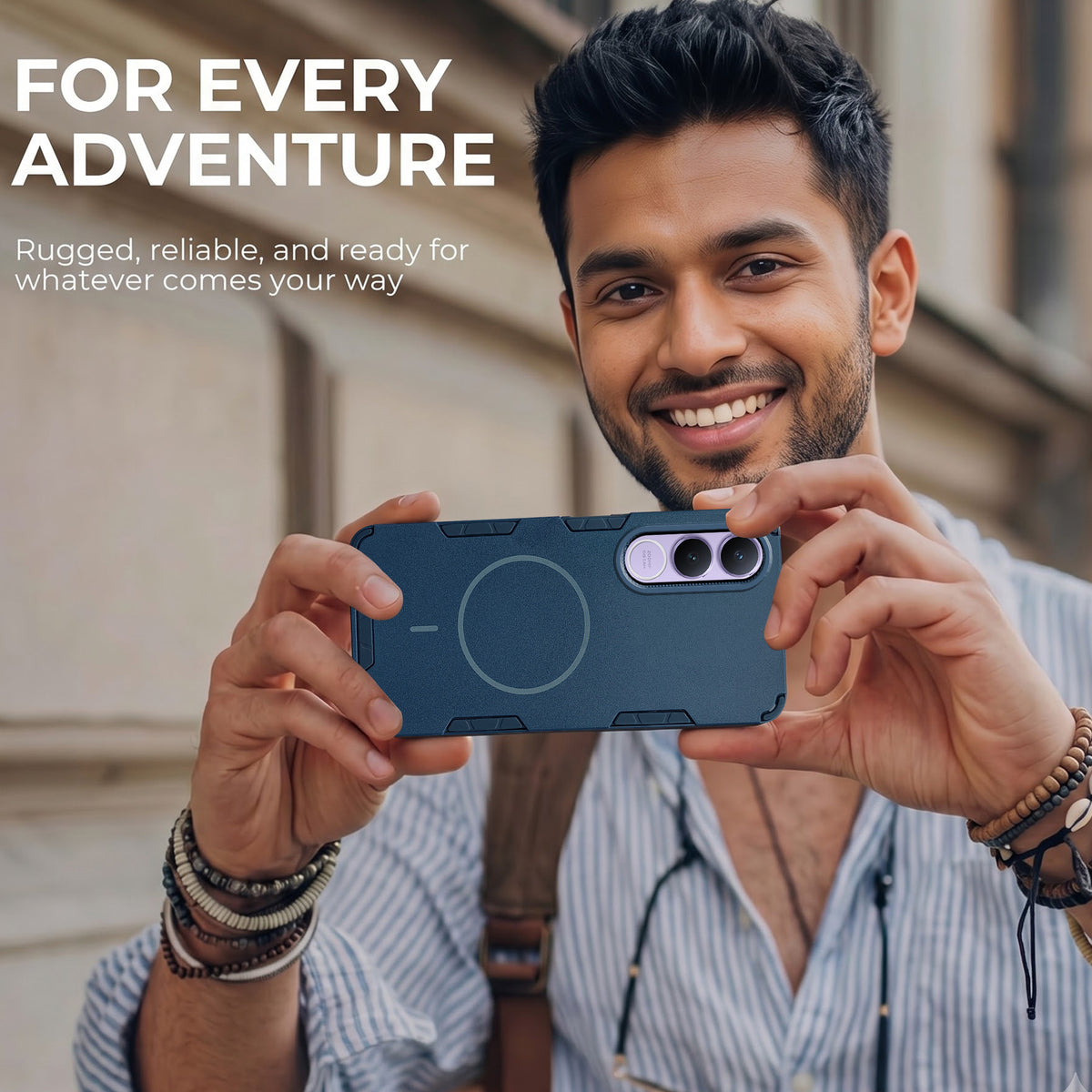 For Vivo V70 FE 5G Back Cover Case (Slim Hybrid Armor | Shockproof Camera Protection | Rugged Dual Layer)