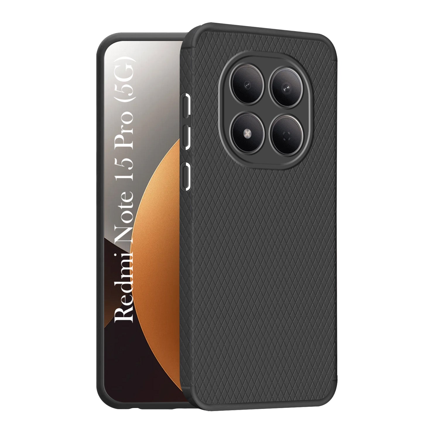 For Xiaomi Redmi Note 15 Pro 5G Back Cover Case Liquid Silicone (Camera Protection | Side Grip Texture | Soft and Flexible)