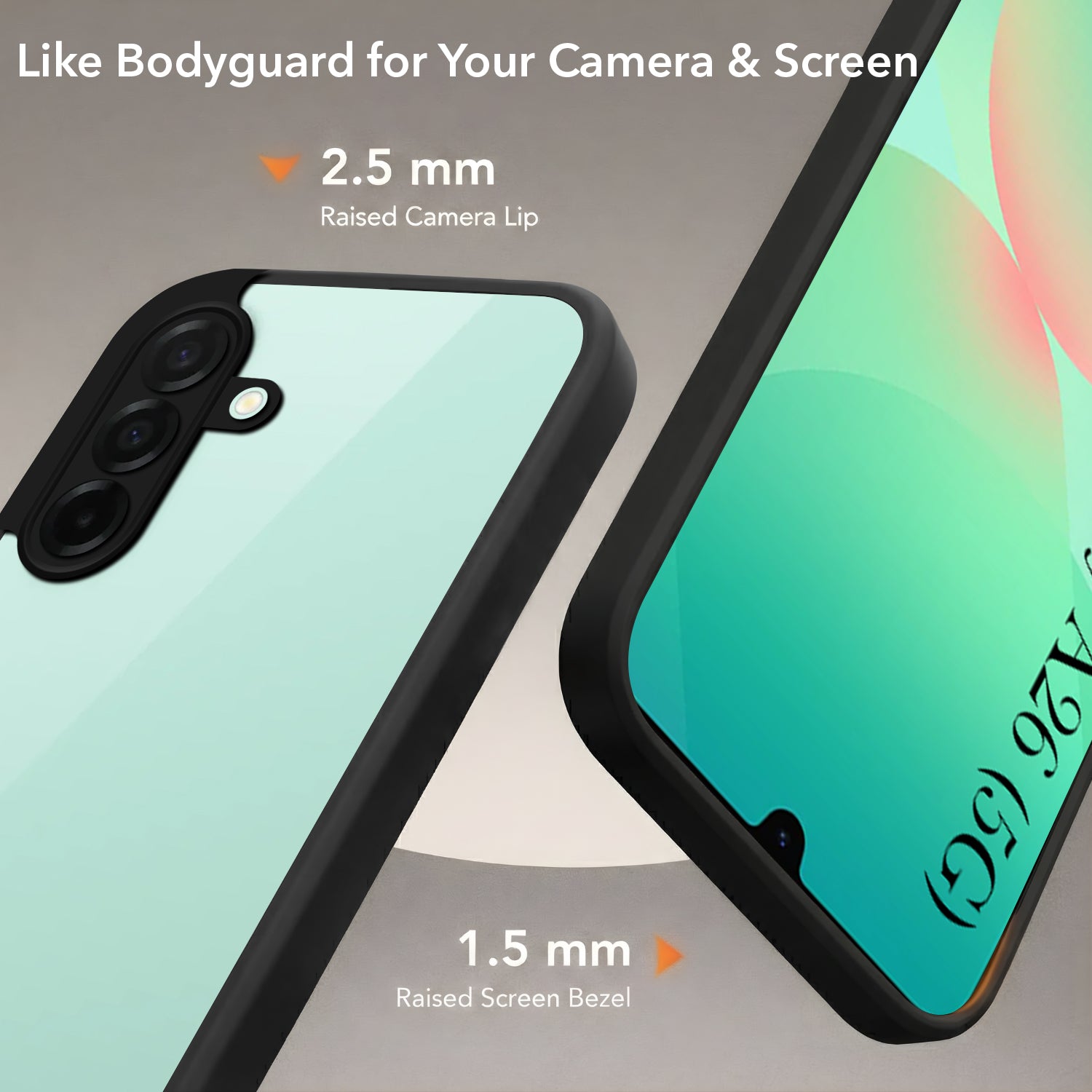 For Samsung Galaxy A26 5G Back Cover Case (Built-in Stand | Lifetime Anti Yellow | Kickstand Shockproof | Camera Protection | MagSafe Compatible)