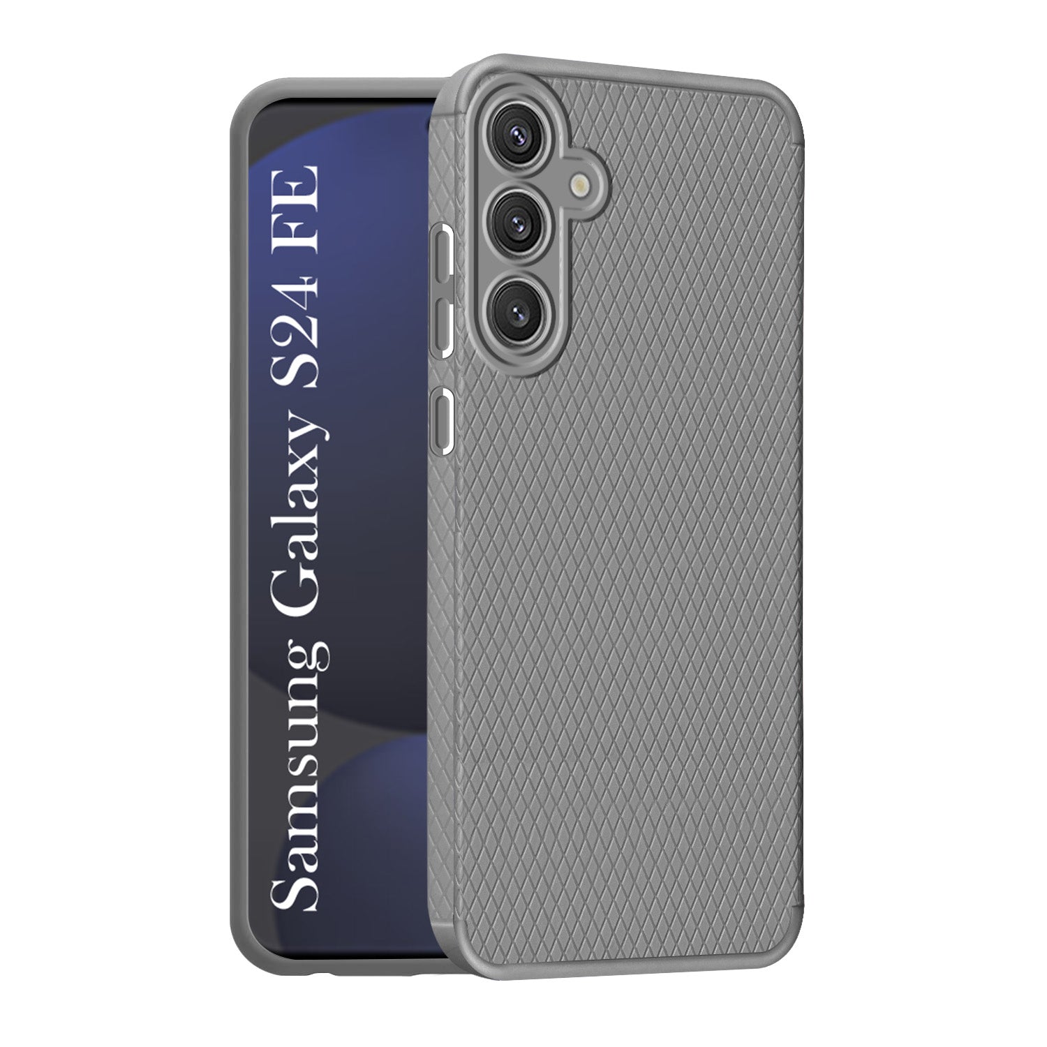 For Samsung Galaxy S24 FE Back Cover Case (Liquid Silicone | Side Grip | Camera Protection)