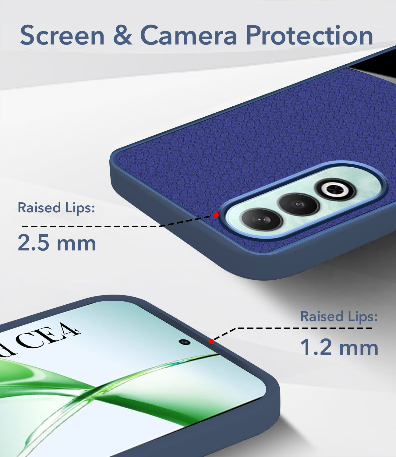 For Oneplus Nord CE 4 Back Cover Case (Elegant PU Leather Finish | Premium Minimalist Professional | Camera Protection Bump)
