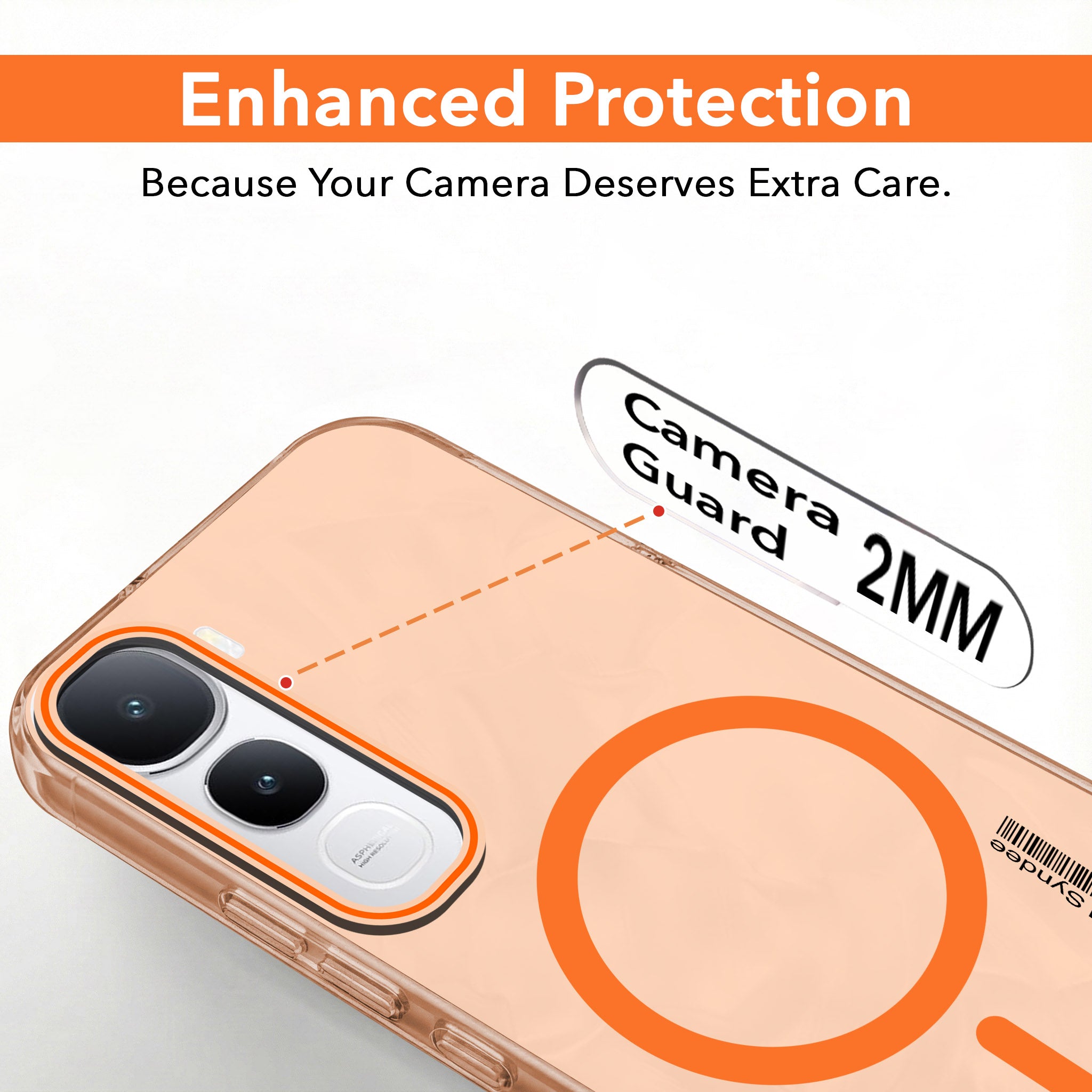 For Vivo Y400 Back Cover Case (Soft Touch | Camera Bump Protection | MagSafe Compatible | Matte Finish)