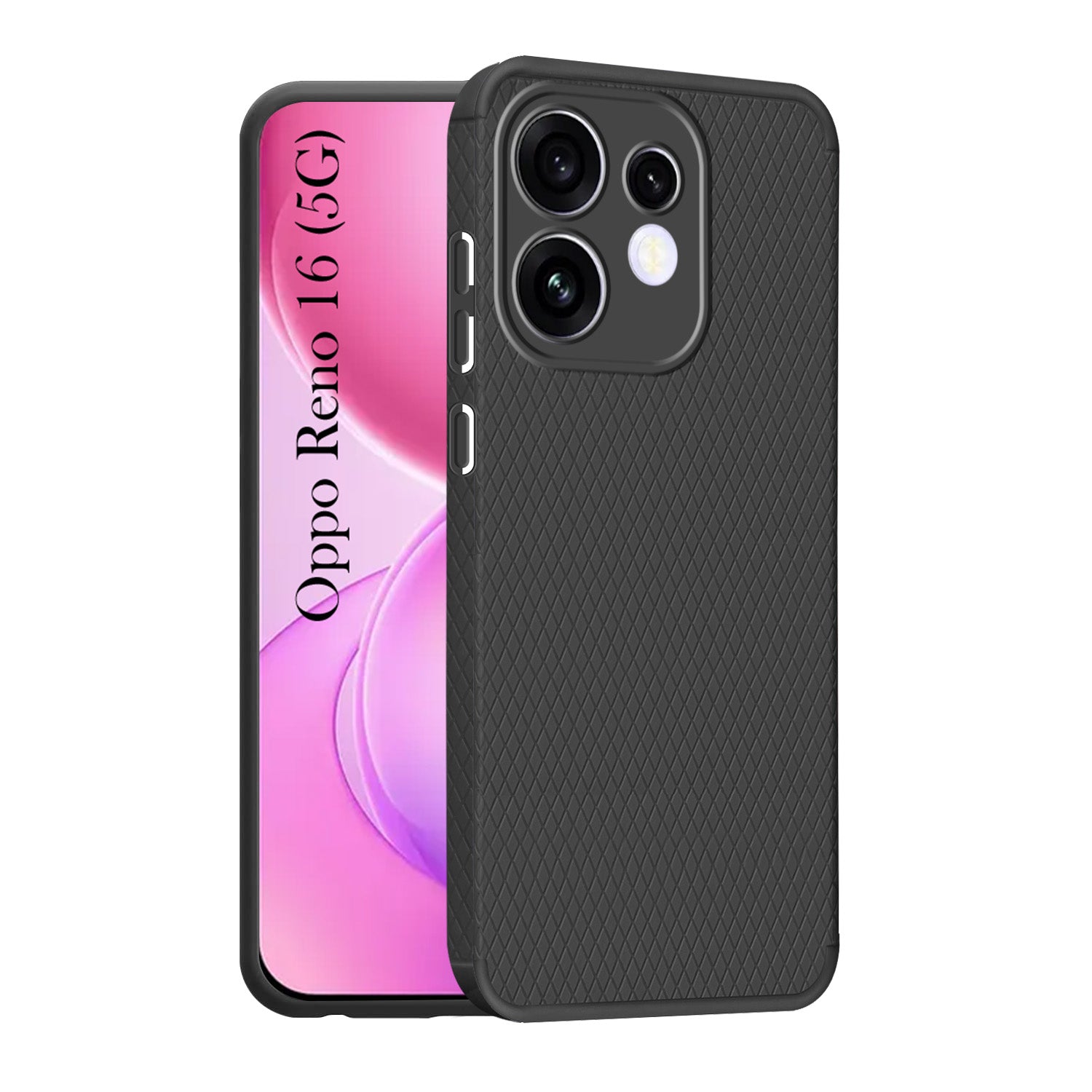 For Oppo Reno 16 Back Cover Case Liquid Silicone (Camera Protection | Side Grip Texture | Soft and Flexible)