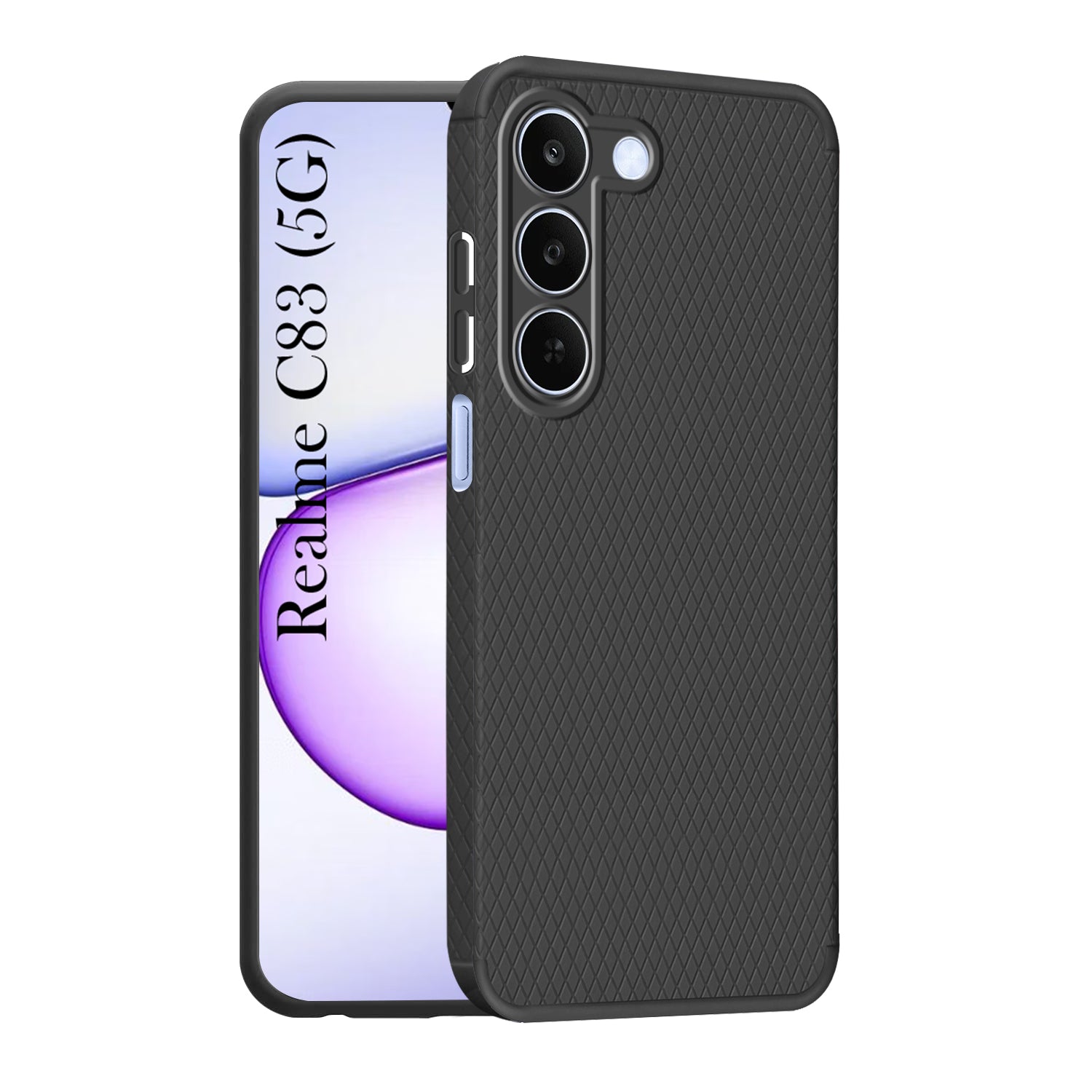For Realme C83 5G Back Cover Case Liquid Silicone (Camera Protection | Side Grip Texture | Soft and Flexible)