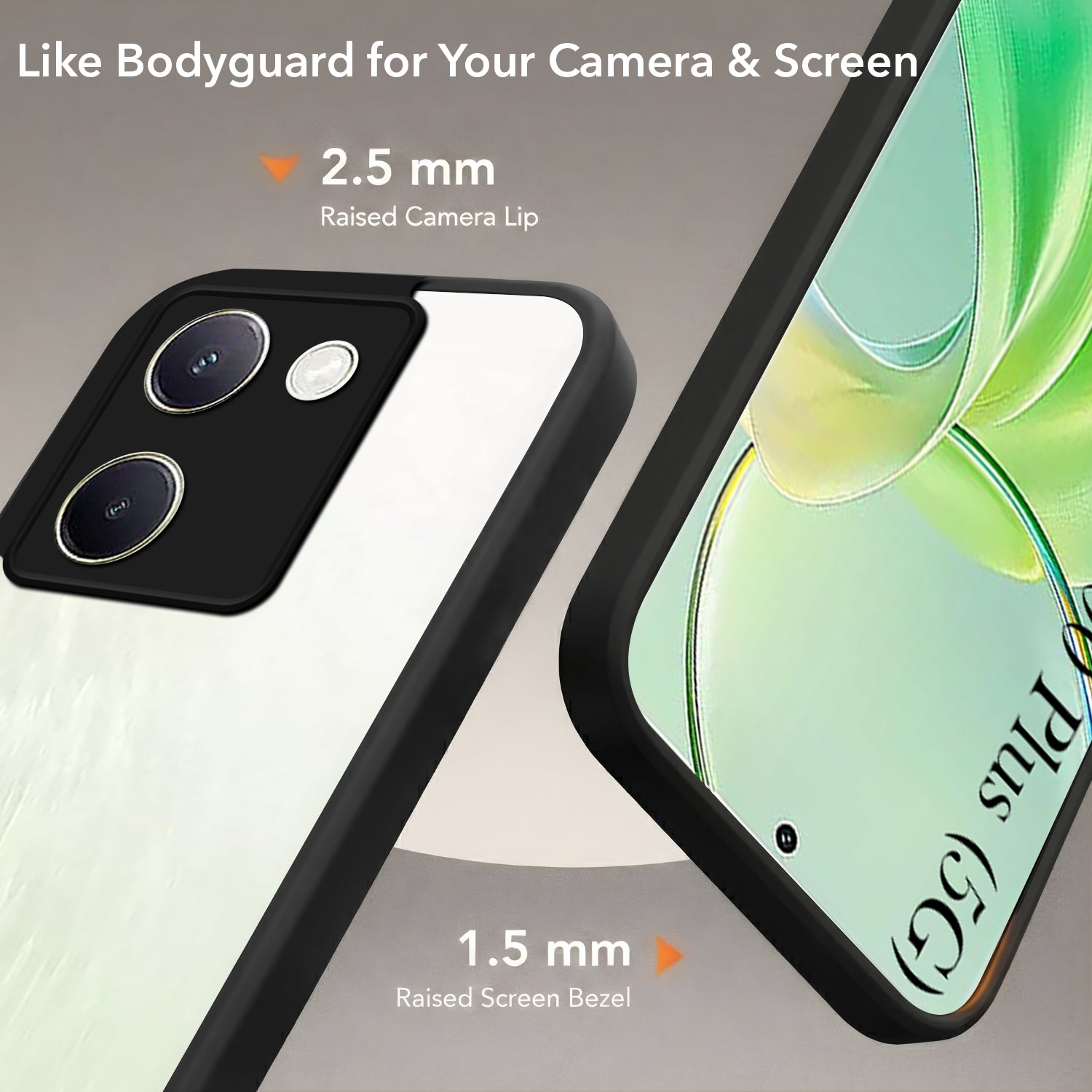 For Vivo Y300 Plus Back Cover Case (Built-in Stand | Lifetime Anti Yellow | Kickstand Shockproof | Camera Protection | MagSafe Compatible)