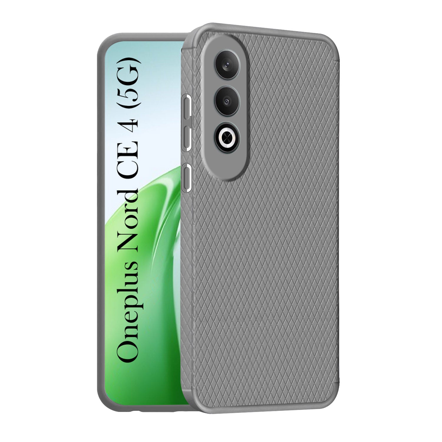 For Oneplus Nord CE 4 Back Cover Case (Liquid Silicone | Side Grip | Camera Protection)
