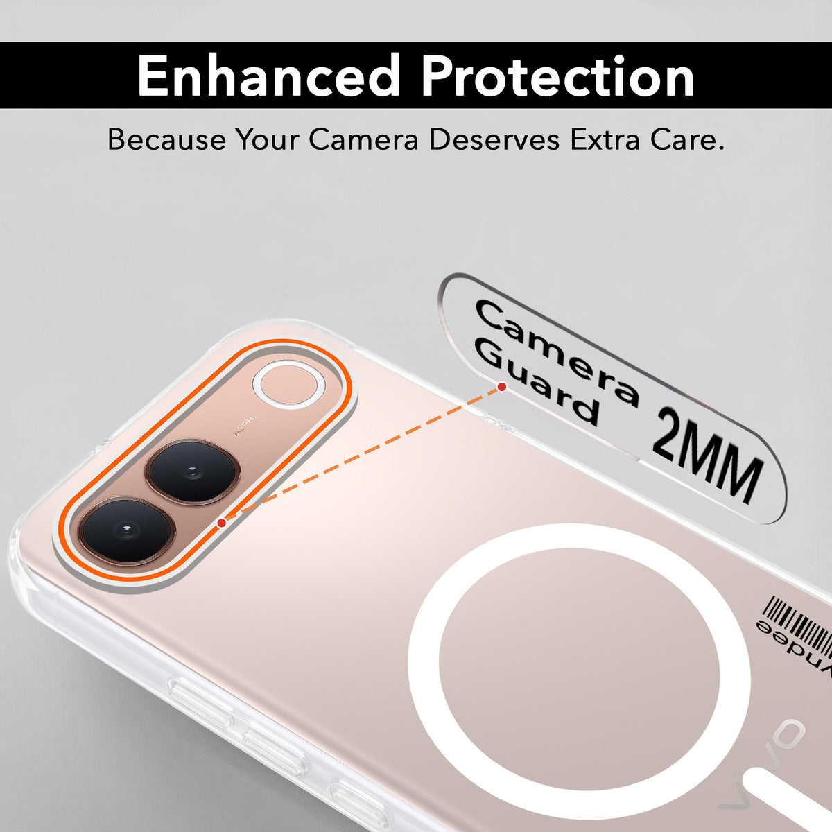For Vivo S2 5G Back Cover Case (Soft Touch | Camera Bump Protection | MagSafe Compatible | Matte Finish)
