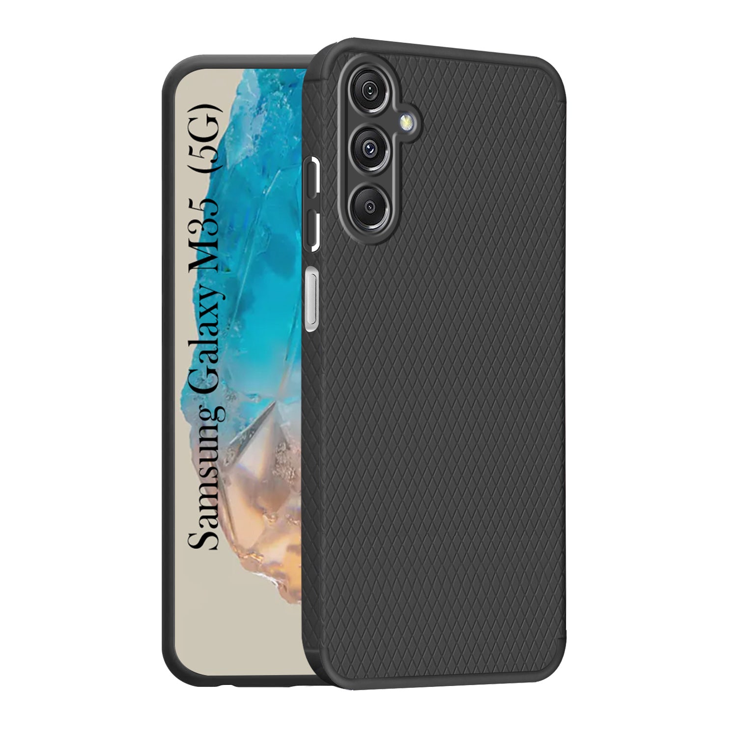 For Samsung Galaxy M35 5G Back Cover ( Silicone Clear Shockproof Case with Camera Protection | Soft and Flexible | Transparent)