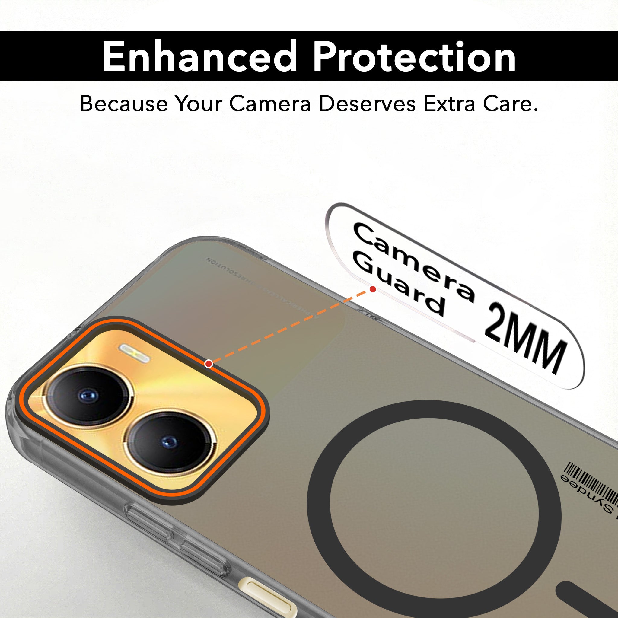 For Vivo Y56 5G Back Cover Case (Soft Touch | Camera Bump Protection | MagSafe Compatible | Matte Finish)