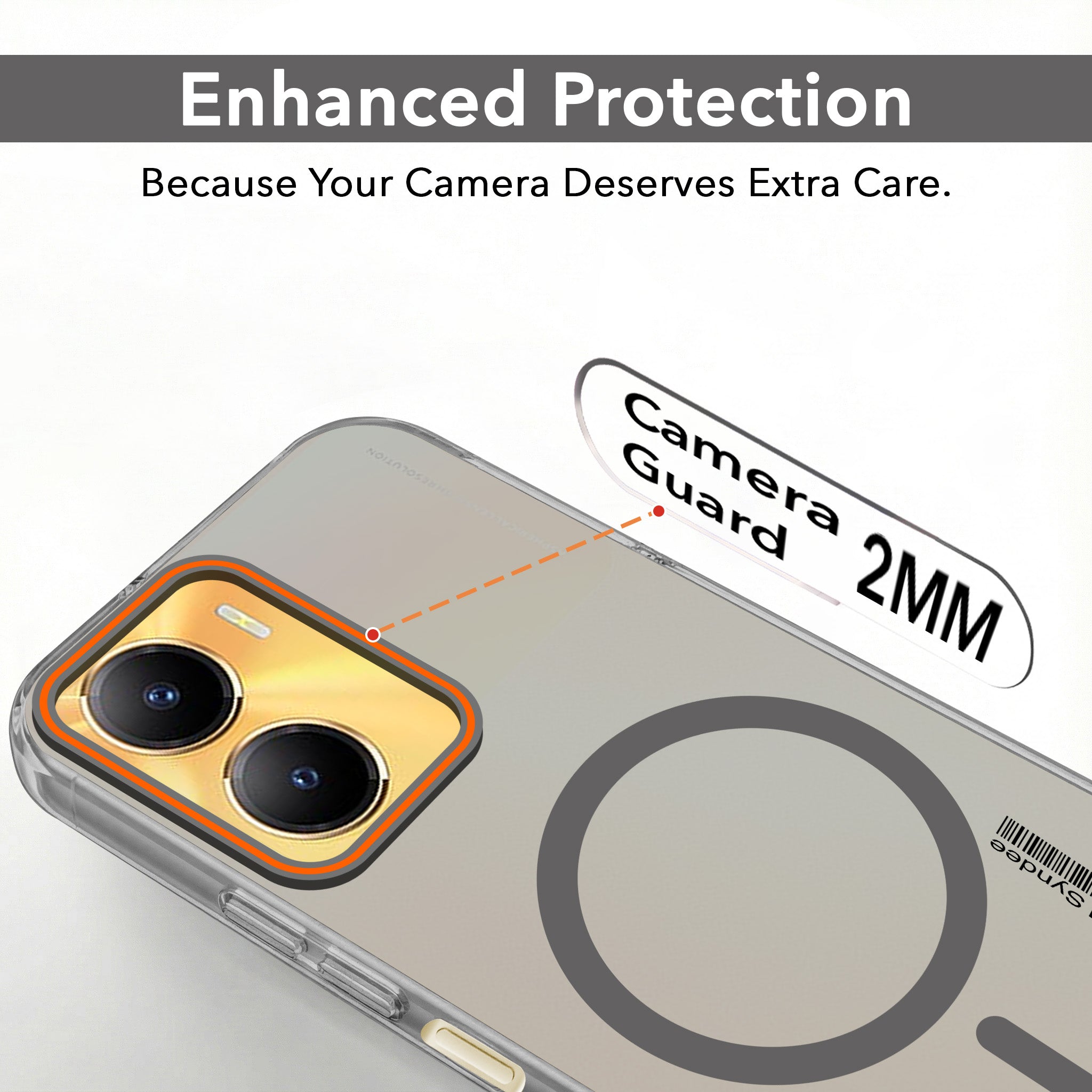 For Vivo Y56 5G Back Cover Case (Soft Touch | Camera Bump Protection | MagSafe Compatible | Matte Finish)
