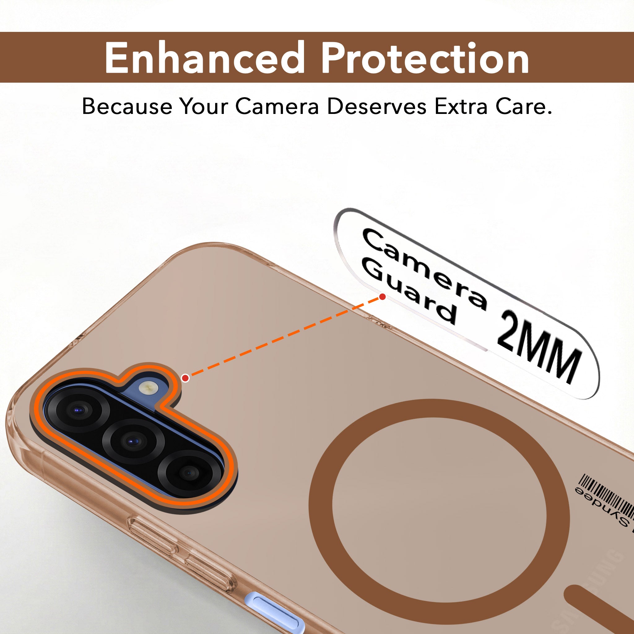 For Samsung Galaxy A17 | Samsung F17 | Samsung M17 5G Back Cover Case (Soft Touch | Camera Bump Protection | MagSafe Compatible | Matte Finish)