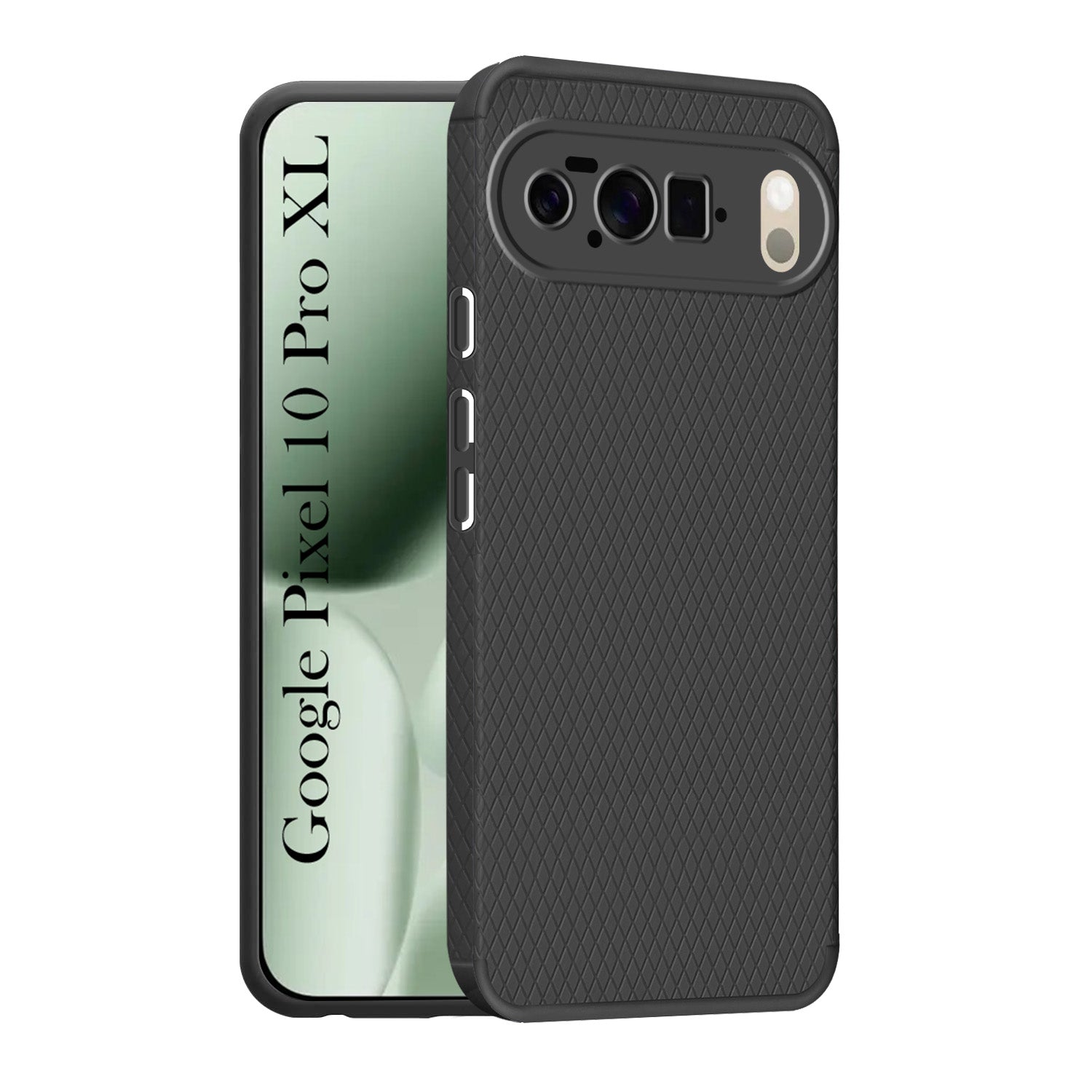 For Google Pixel 10 Pro XL Back Cover Case Liquid Silicone (Camera Protection | Side Grip Texture | Soft and Flexible)