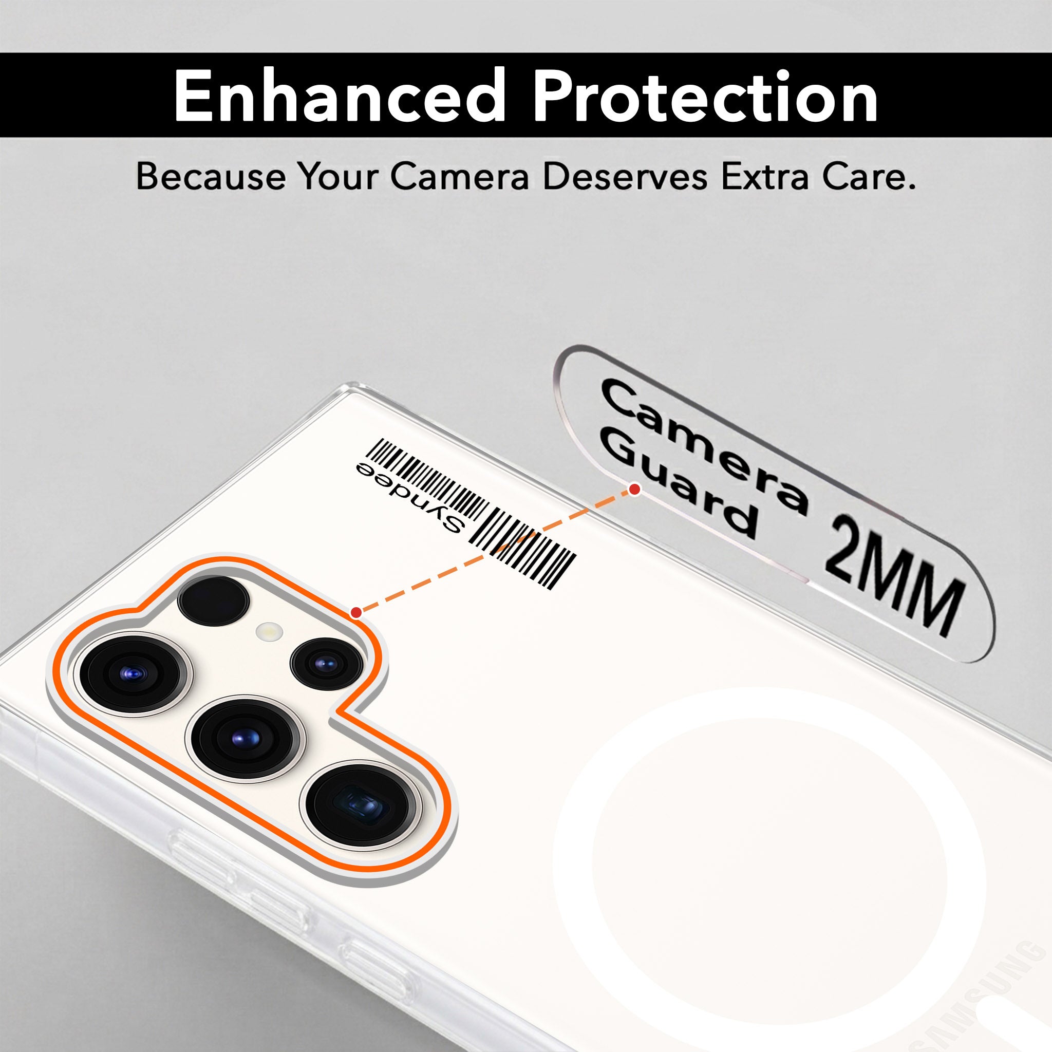 For Samsung Galaxy S23 Ultra 5G Back Cover Case (Soft Touch | Camera Bump Protection | MagSafe Compatible | Matte Finish)