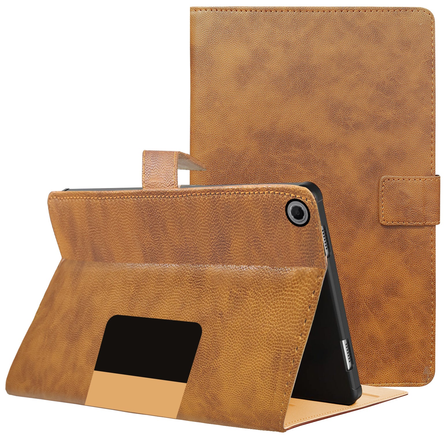 For Lenovo Tab Plus 11.5 Inch TB351FU Flip Cover Folio Cover (PU Leather | Multi-Angle Smart Stand | Card Storage Slots | Silicone Back Pouch)