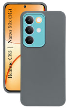 For Realme C85 5G | Realme Narzo 90x Back Cover Case Matte Silicone  (Dual Colour |Full Camera Protection | Sleek and Professional) "