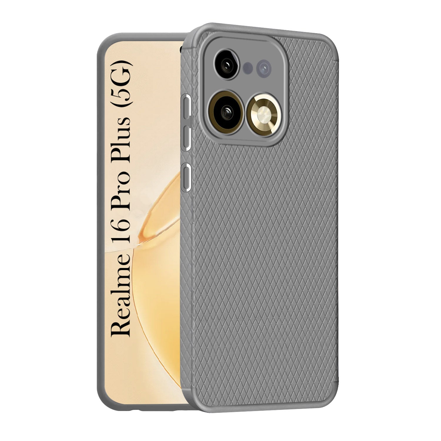 For Realme 16 Pro Plus 5G Back Cover Case Liquid Silicone (Camera Protection | Side Grip Texture | Soft and Flexible)