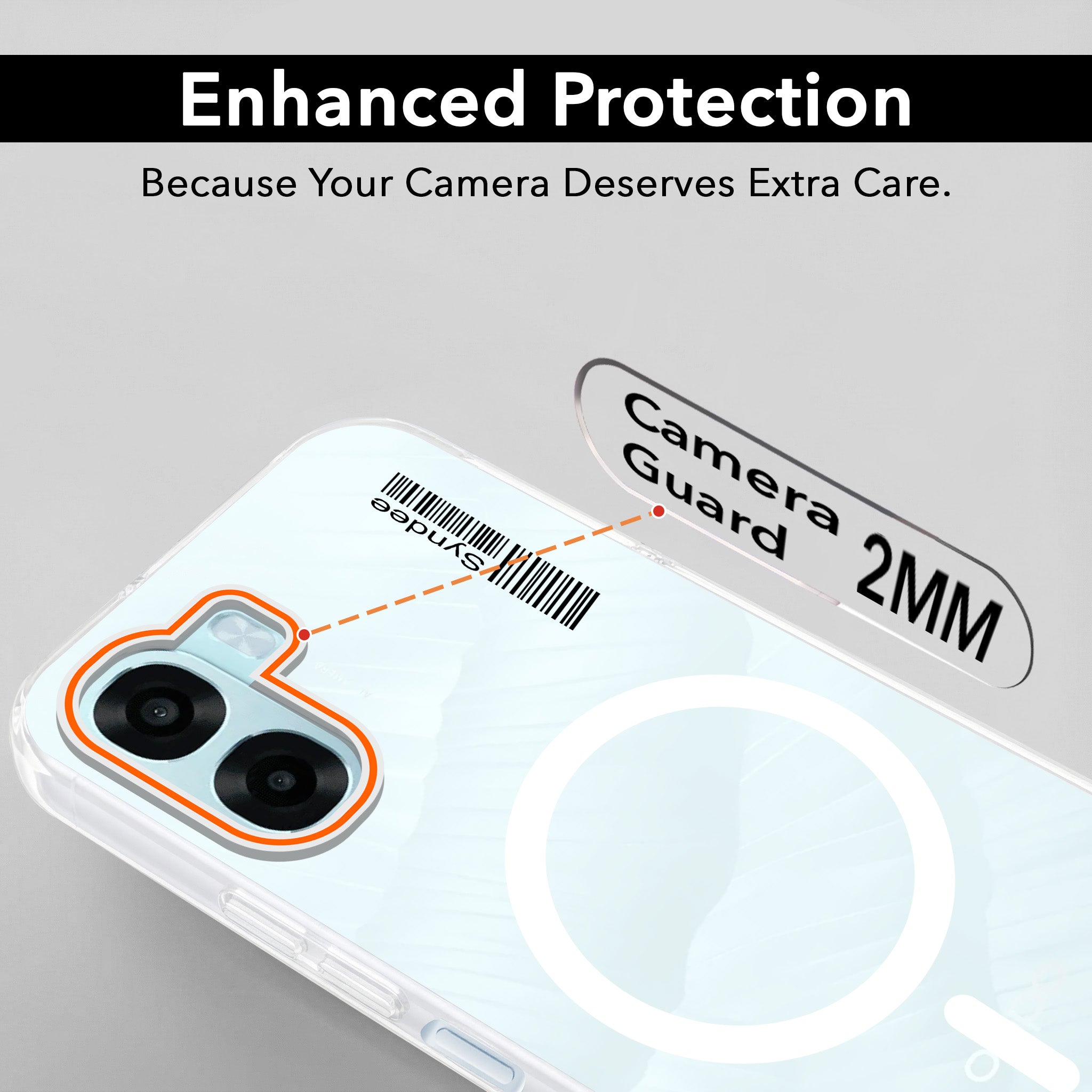 For Oppo A6X | Oppo A6S Back Cover Case (Soft Touch | Camera Bump Protection | MagSafe Compatible | Matte Finish)
