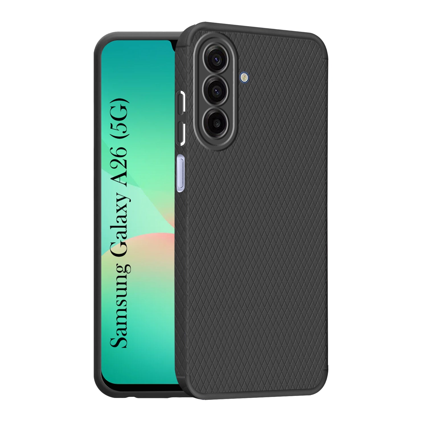 For Samsung Galaxy A26 5G Back Cover Case (Liquid Silicone | Side Grip | Camera Protection)