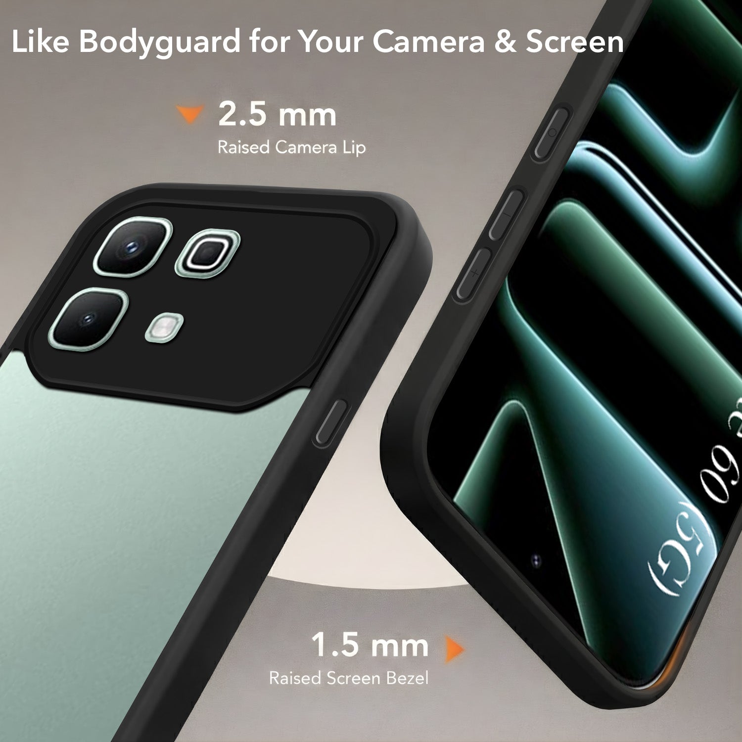 For Infinix Note 60 5G Back Cover Case Ultra-Hybrid (Lifetime Anti Yellow | Anti Scratch | Crystal Clear Shockproof)