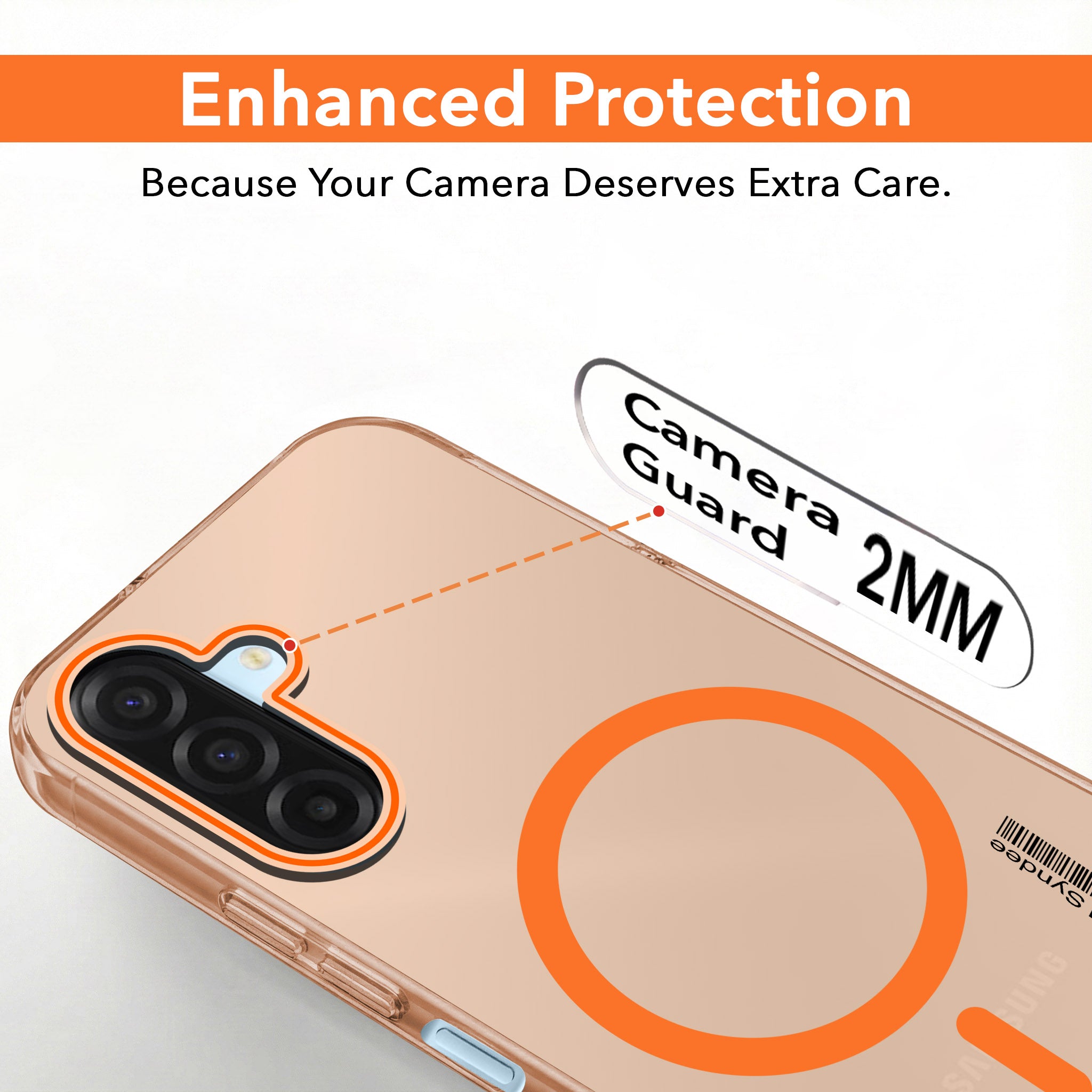 For Samsung Galaxy A16 5G Back Cover Case (Soft Touch | Camera Bump Protection | MagSafe Compatible | Matte Finish)