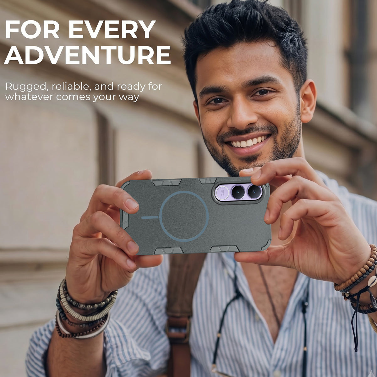 For Vivo V70 FE 5G Back Cover Case (Slim Hybrid Armor | Shockproof Camera Protection | Rugged Dual Layer)