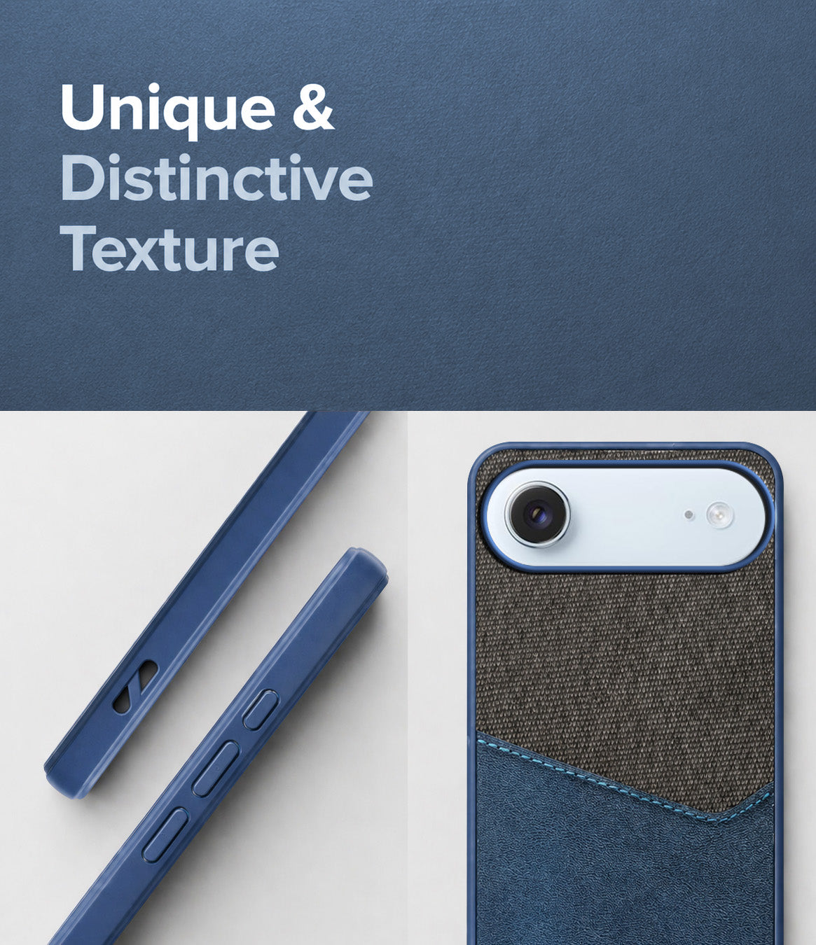 For Apple iPhone 17 Air Back Cover Case (Dual PU Leather Stitch | Professional Minimalist | Soft and Flexible)