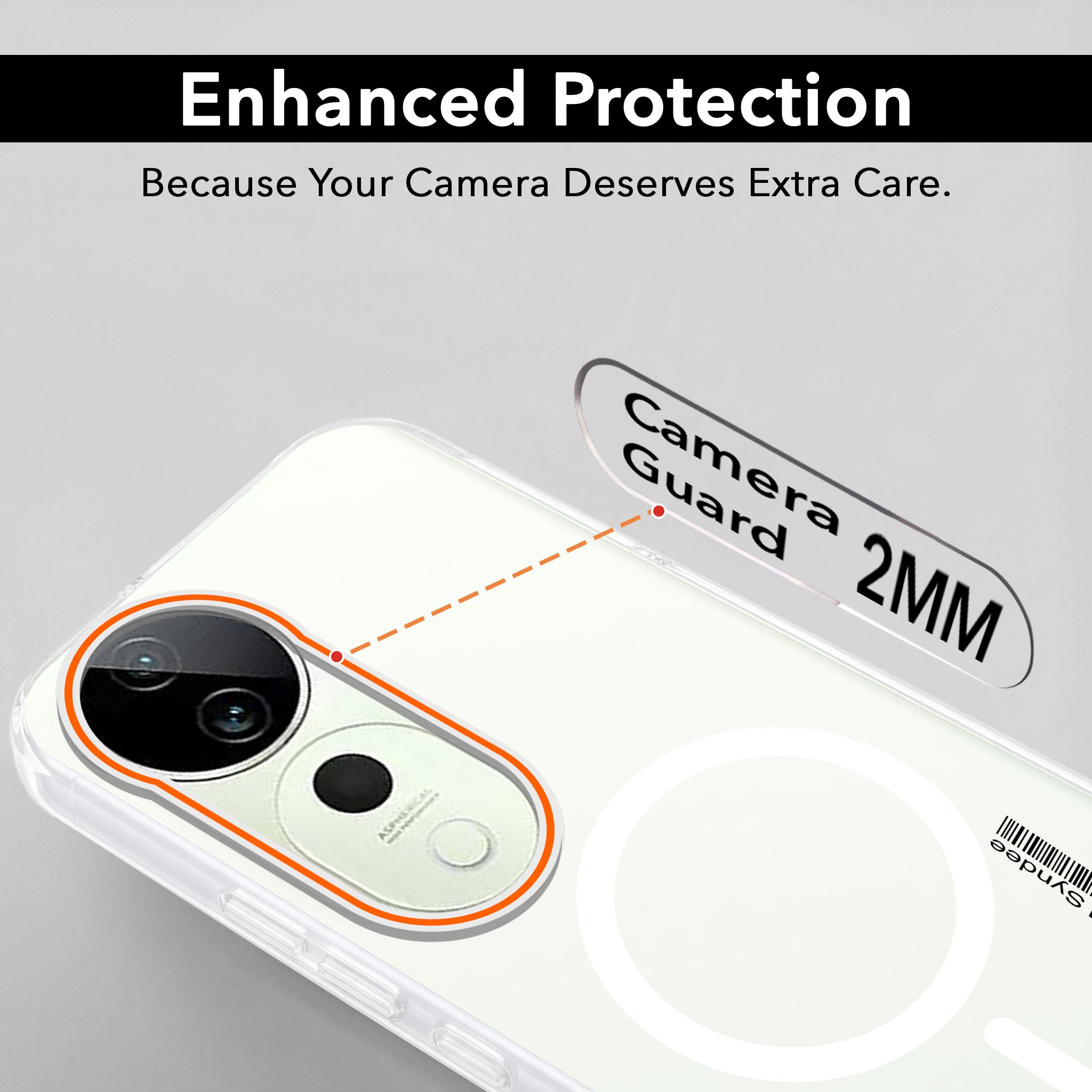 For Vivo T3 Ultra Back Cover Case (Soft Touch | Camera Bump Protection | MagSafe Compatible | Matte Finish)