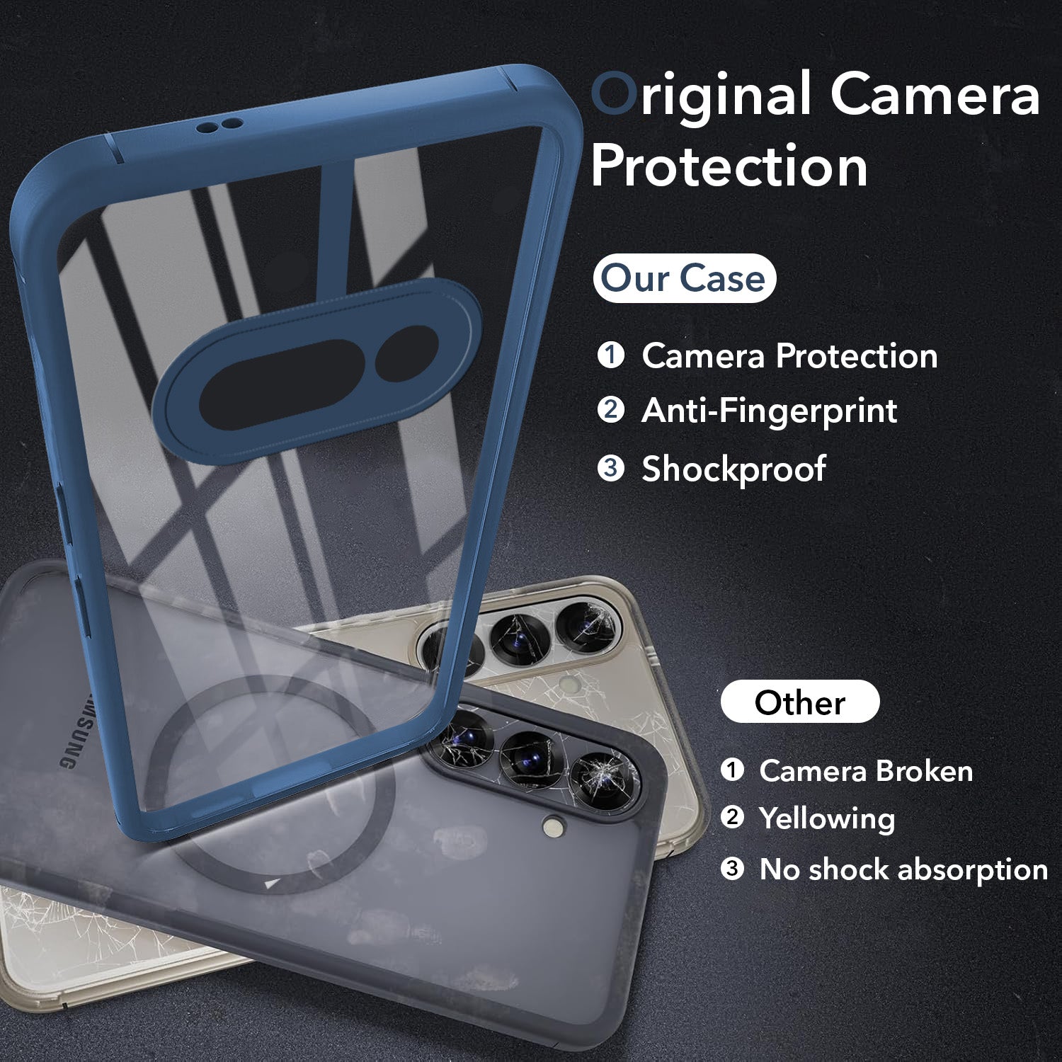 For Nothing Phone 3A Back Cover Case (Lifetime Anti Yellow | Anti Scratch | Crystal Clear Shockproof)