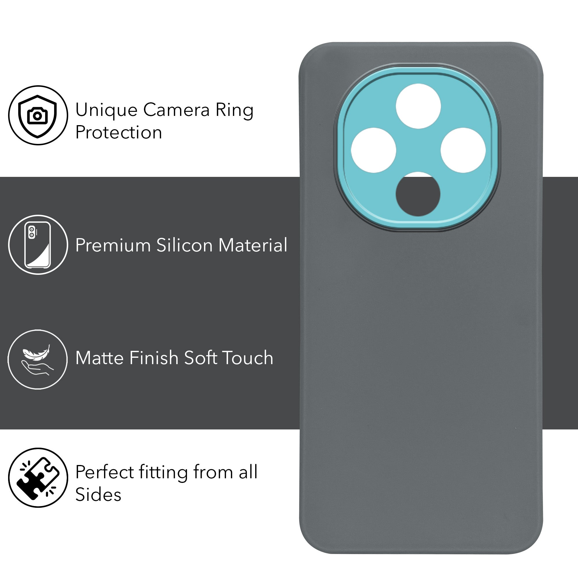 For Oppo F31 Pro Back Cover Case (Dual Colour |Full Camera Protection | Sleek and Professional)
