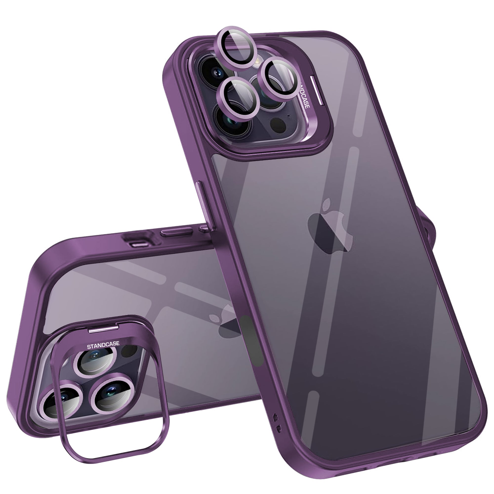 For Apple iPhone 14 Pro Max Back Cover Case (Camera Lens Glass