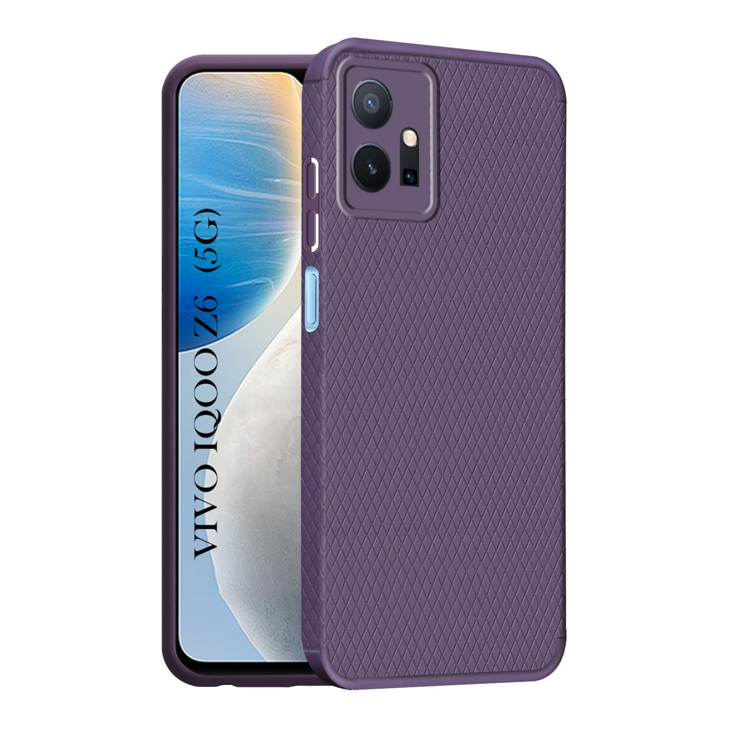For Vivo iQOO Z6 5G Back Cover Case (Liquid Silicone | Side Grip | Camera Protection)