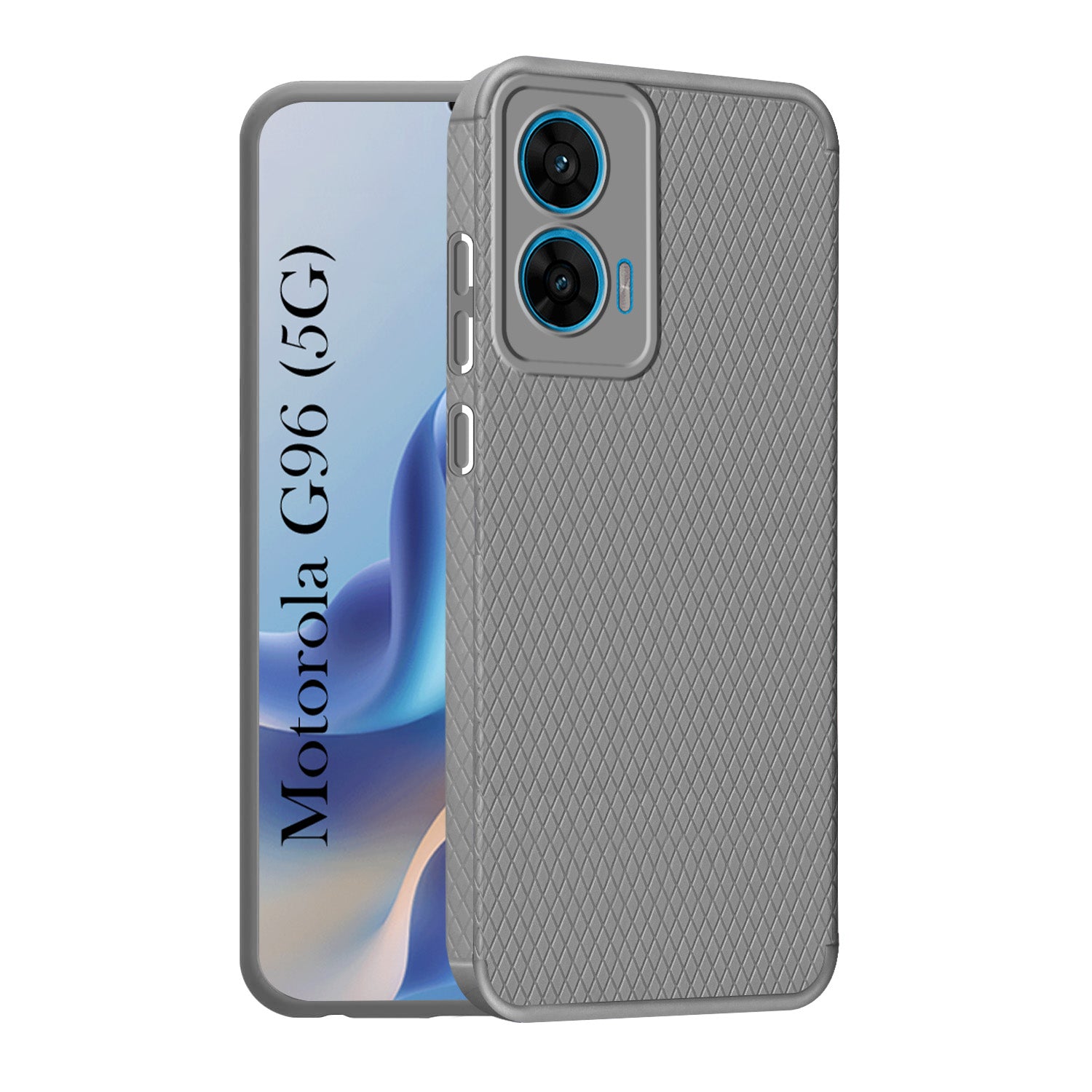 For Motorola Moto G96 Back Cover Case (Liquid Silicone | Side Grip | Camera Protection)