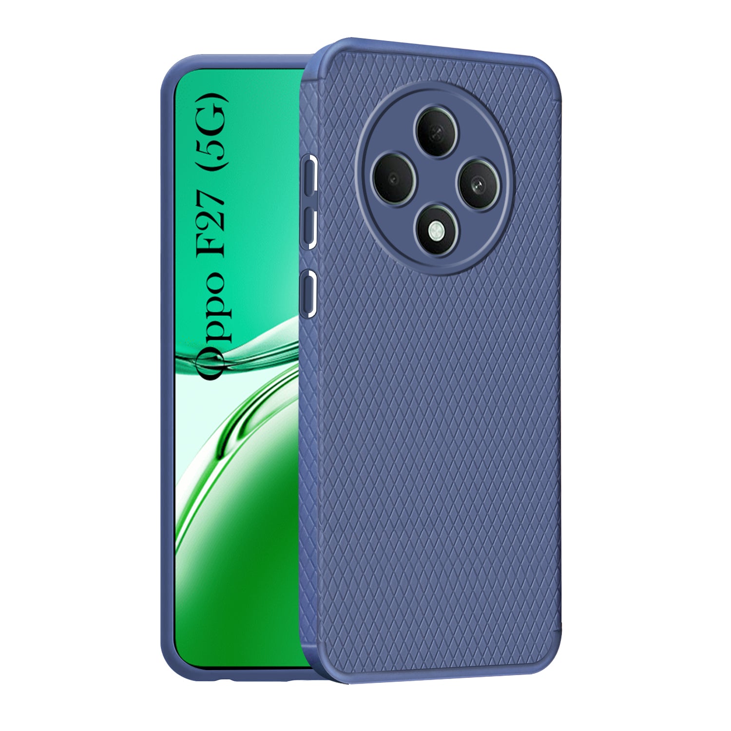 For Oppo F27 5G Back Cover Case (Liquid Silicone | Side Grip | Camera Protection)
