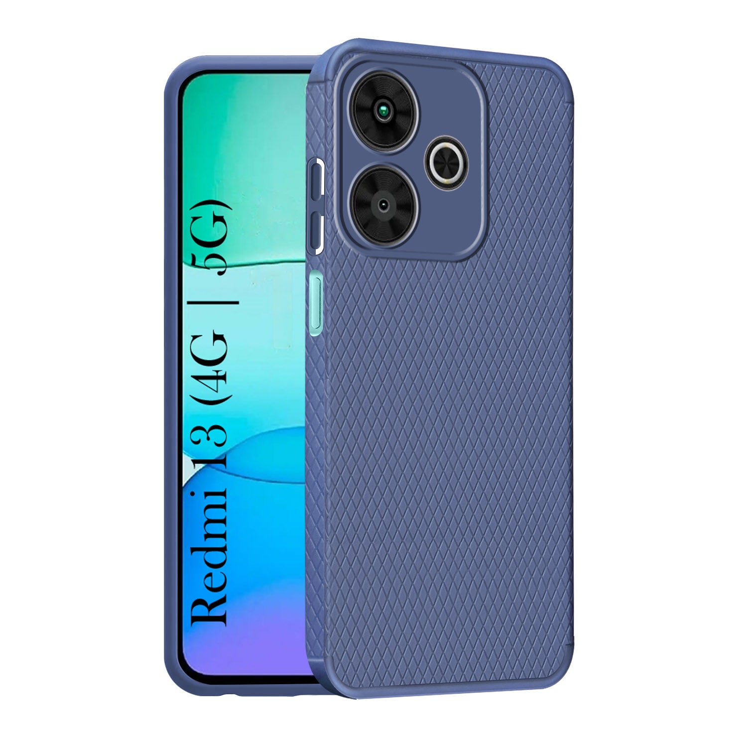 For Xiaomi Mi Redmi 13 4G | 5G  Back Cover Case (Liquid Silicone | Side Grip | Camera Protection)