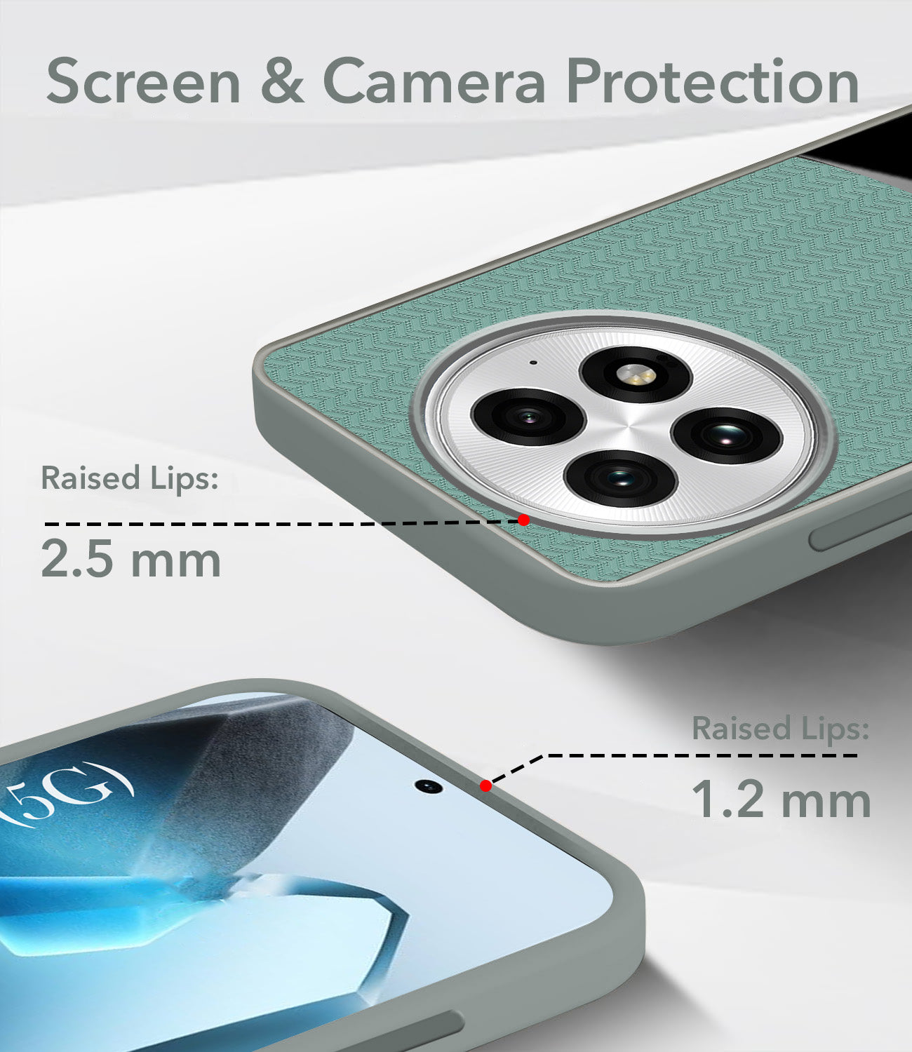 For OnePlus 13 Silicone Finish Back Cover Case (Premium Minimalist Professional Feel | Camera Protection Bump)