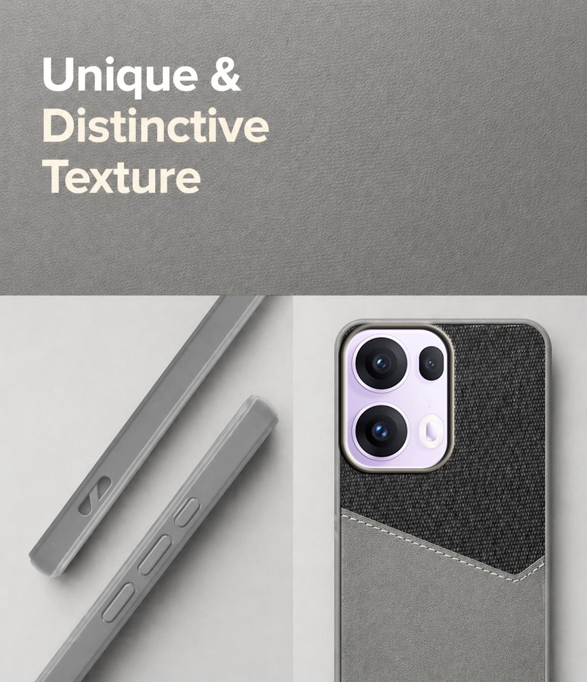 For Oppo Reno13 Pro 5G | Oppo Reno 13 Pro 5G Back Cover Case (Dual PU Leather Stitch | Professional Minimalist | Soft and Flexible)