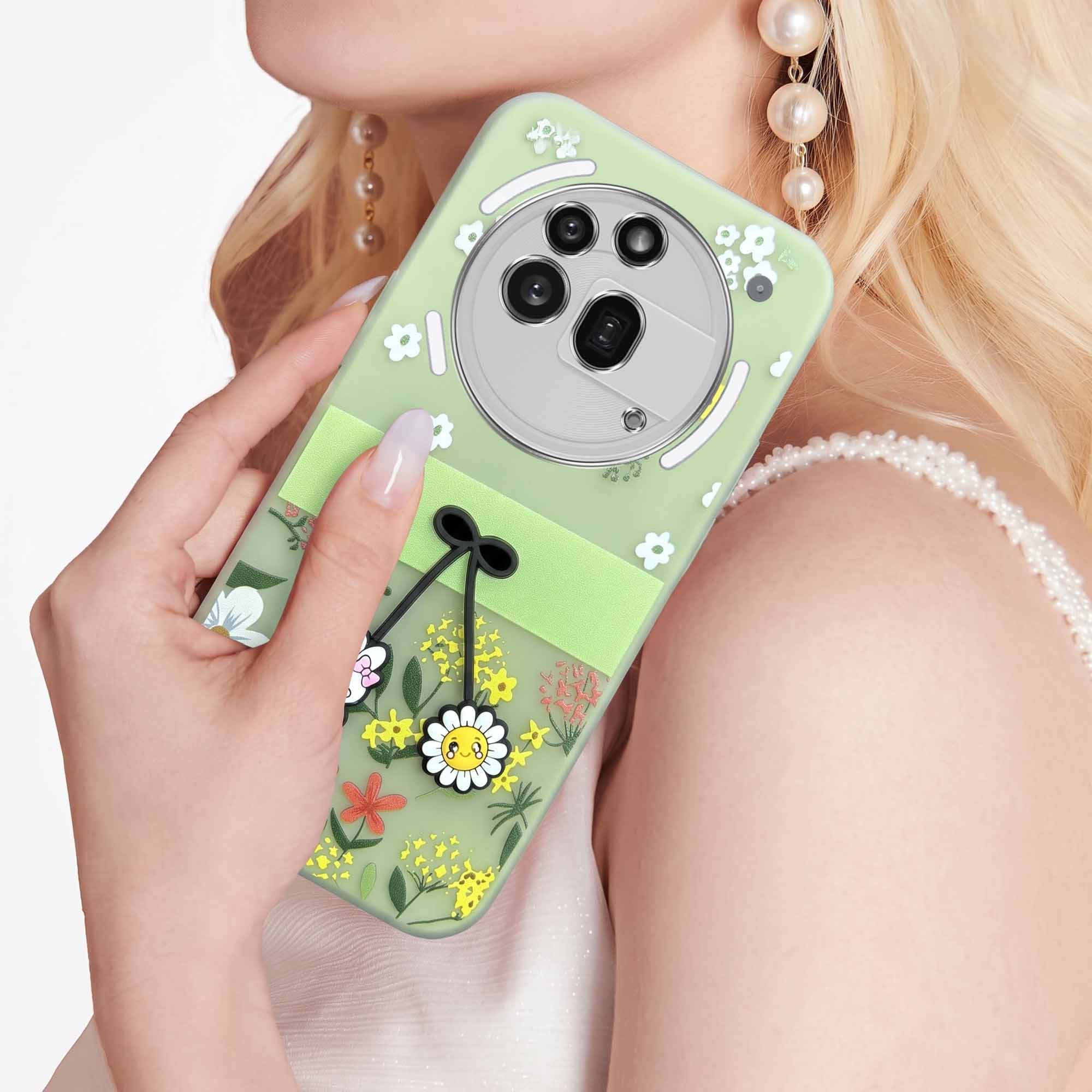 For Nothing Phone 3A Pro 5G Back Cover Case (3D Cute Cartoons | Hard Back Side Soft | Matte Premium Finish | HD Printing)