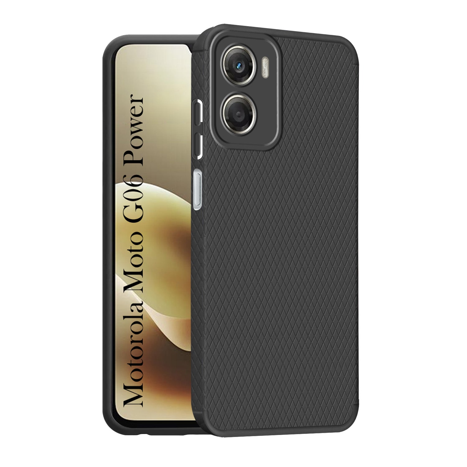 For Motorola Moto G06 Power Back Cover Case Liquid Silicone (Camera Protection | Side Grip Texture | Soft and Flexible)