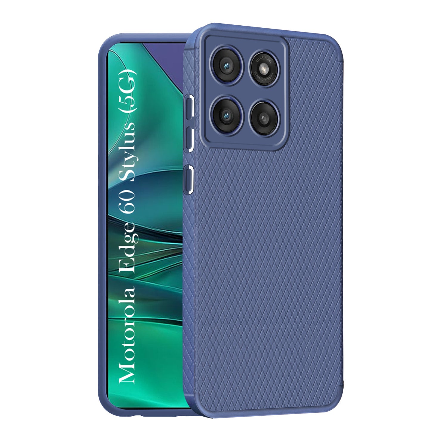 For Motorola Moto Edge 60 Stylus Back Cover Case (Liquid Silicone | Side Grip | Camera Protection)