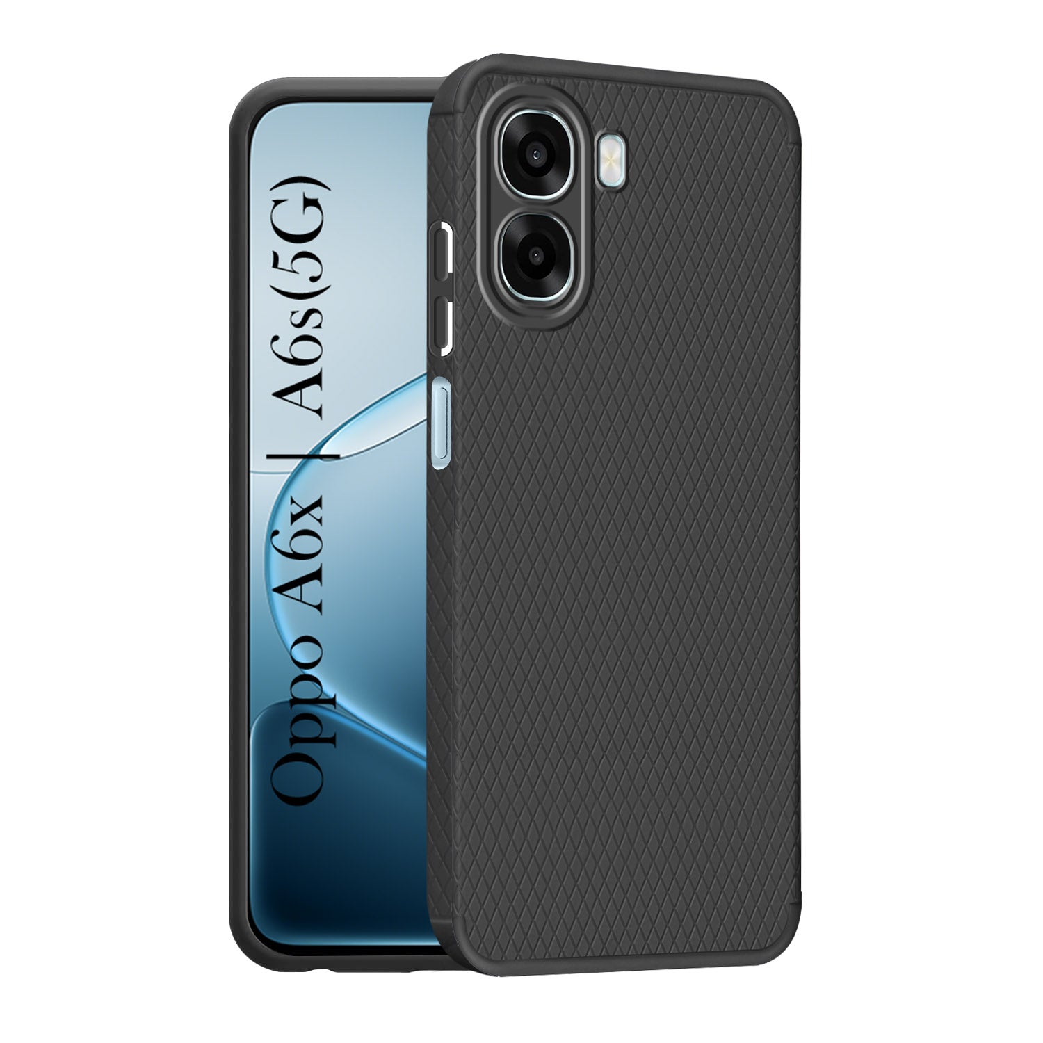 For Oppo A6X | Oppo A6s Back Cover Case Liquid Silicone (Camera Protection | Side Grip Texture | Soft and Flexible)