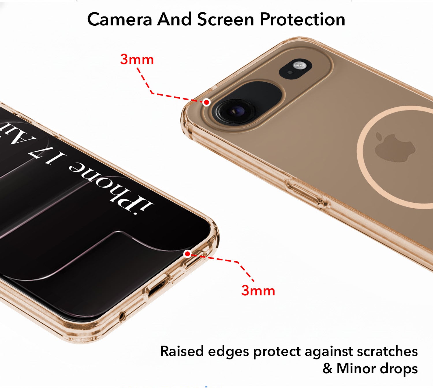 For Apple iPhone 17 Air Back Cover Case Silicone (Slim Paper Thin | Camera Protection Bump | Minimalist Professional | Soft Flexible)