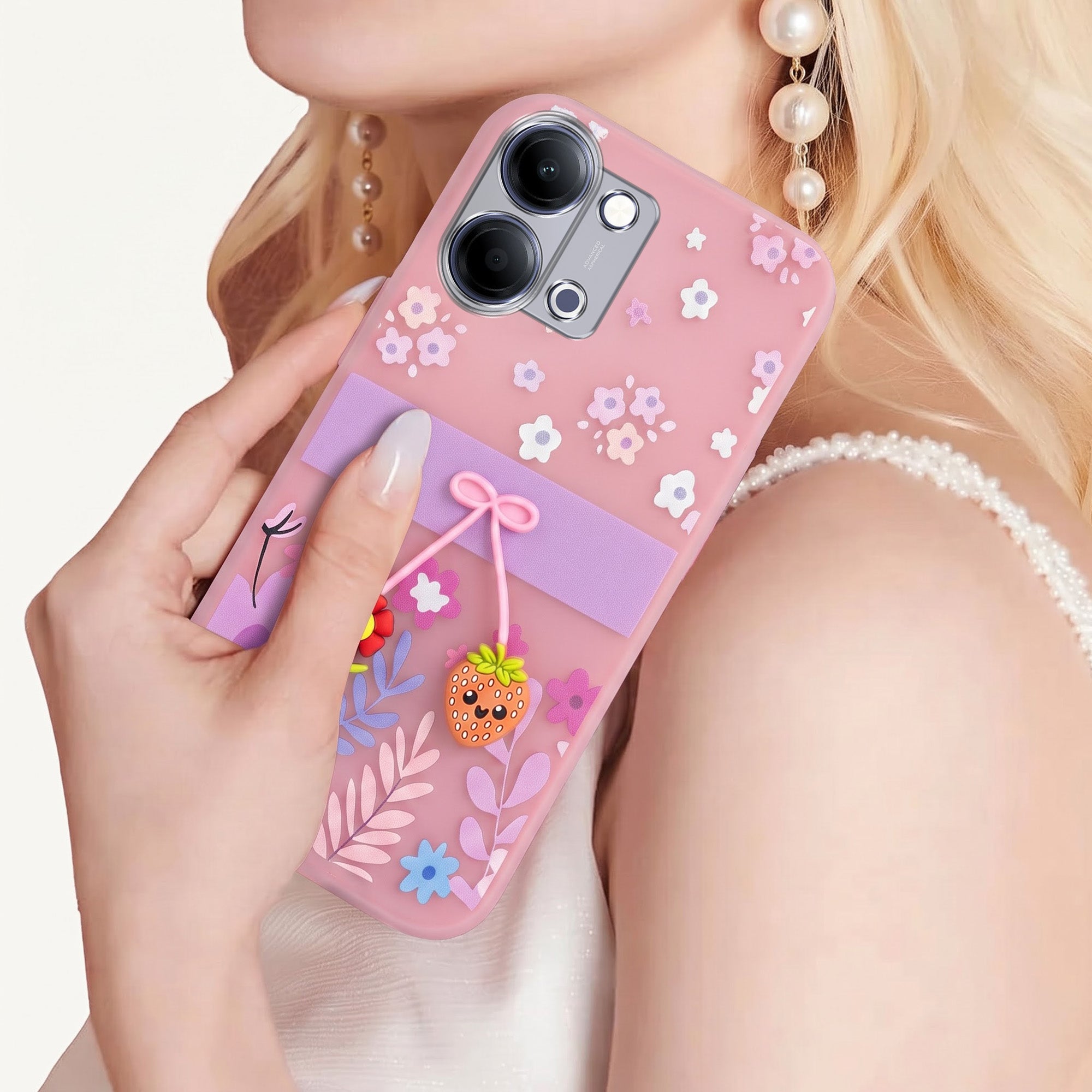 For Vivo Y11 | Vivo Y21 5G Back Cover Case (3D Cute Cartoons | Hard Back Side Soft | Matte Premium Finish | HD Printing)