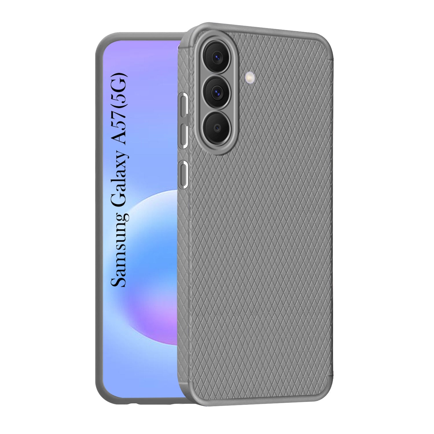 For Samsung Galaxy A57 5G Back Cover Case Liquid Silicone (Camera Protection | Side Grip Texture | Soft and Flexible)