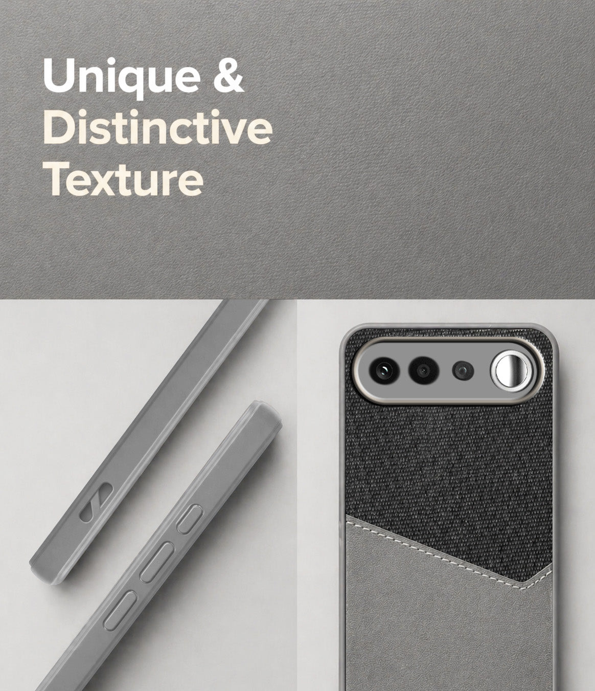 For Realme 16 Back Cover Case (Dual PU Leather Stitch | Professional Minimalist | Soft and Flexible)