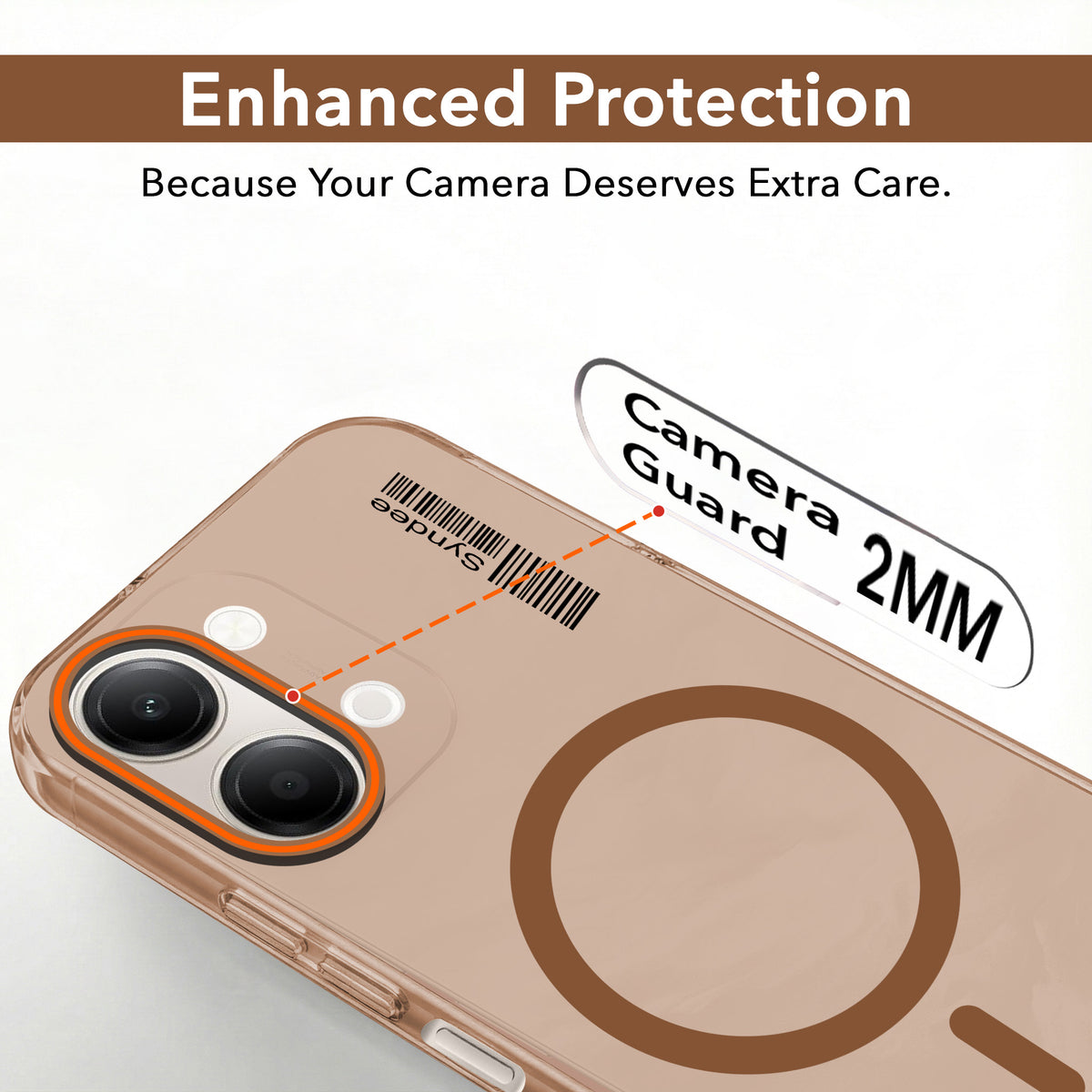 For Vivo Y11 | Vivo Y21 5G Back Cover Case (Soft Touch | Camera Bump Protection | MagSafe Compatible | Matte Finish)